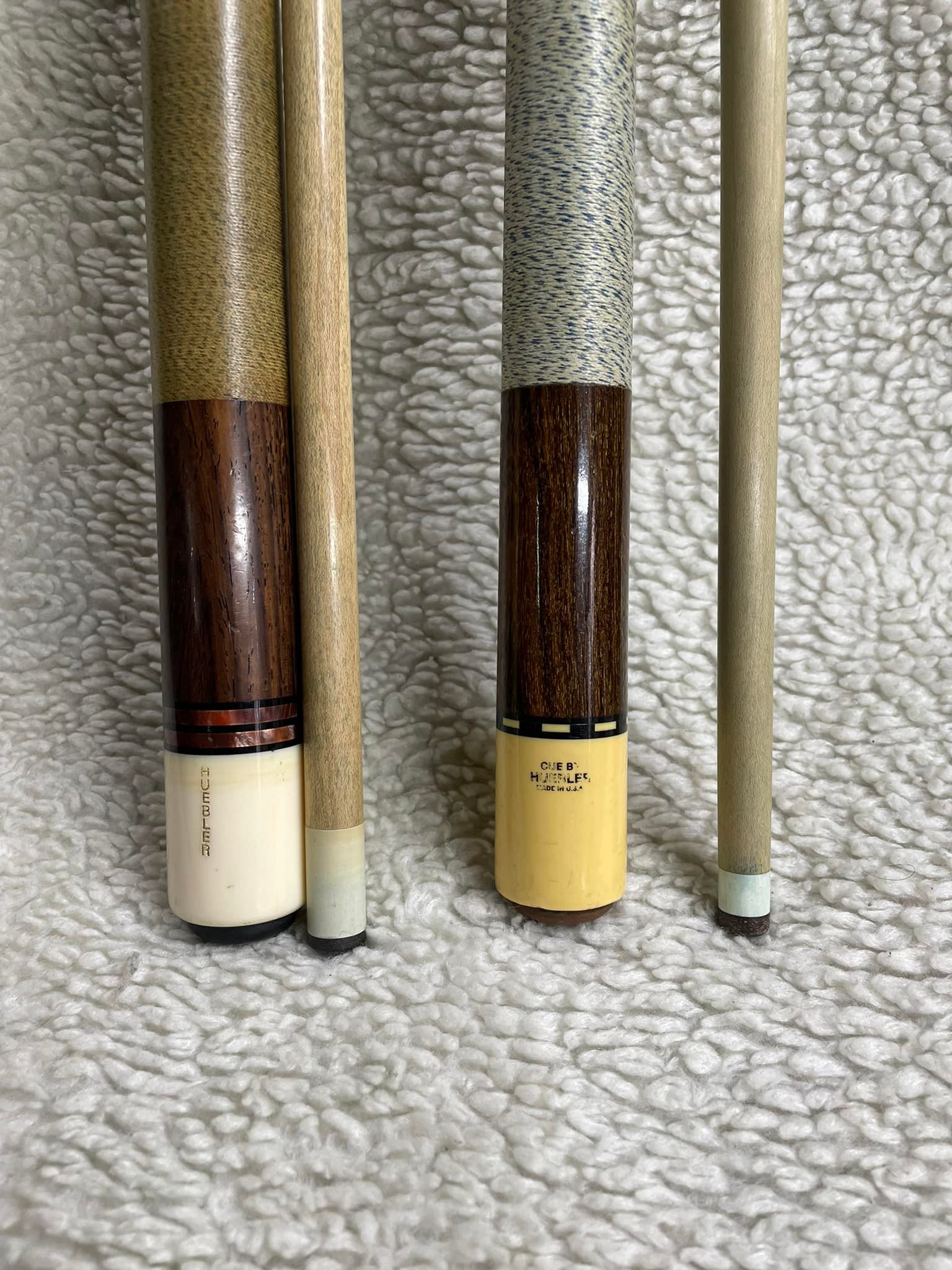 What is a vintage Huebler cue worth without a shaft?