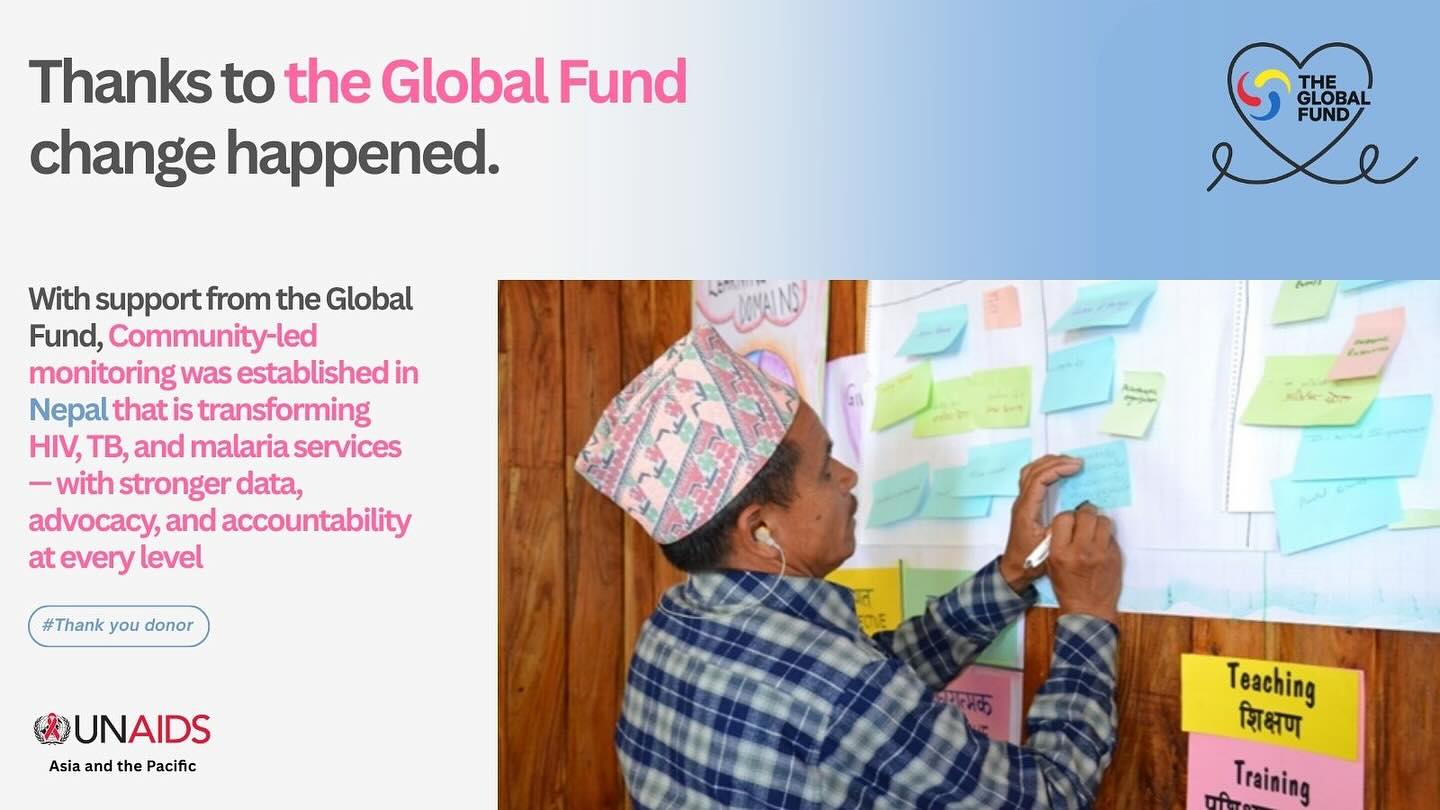 Thanks to the Global Fund change... - UNAIDS Asia Pacific | Facebook
