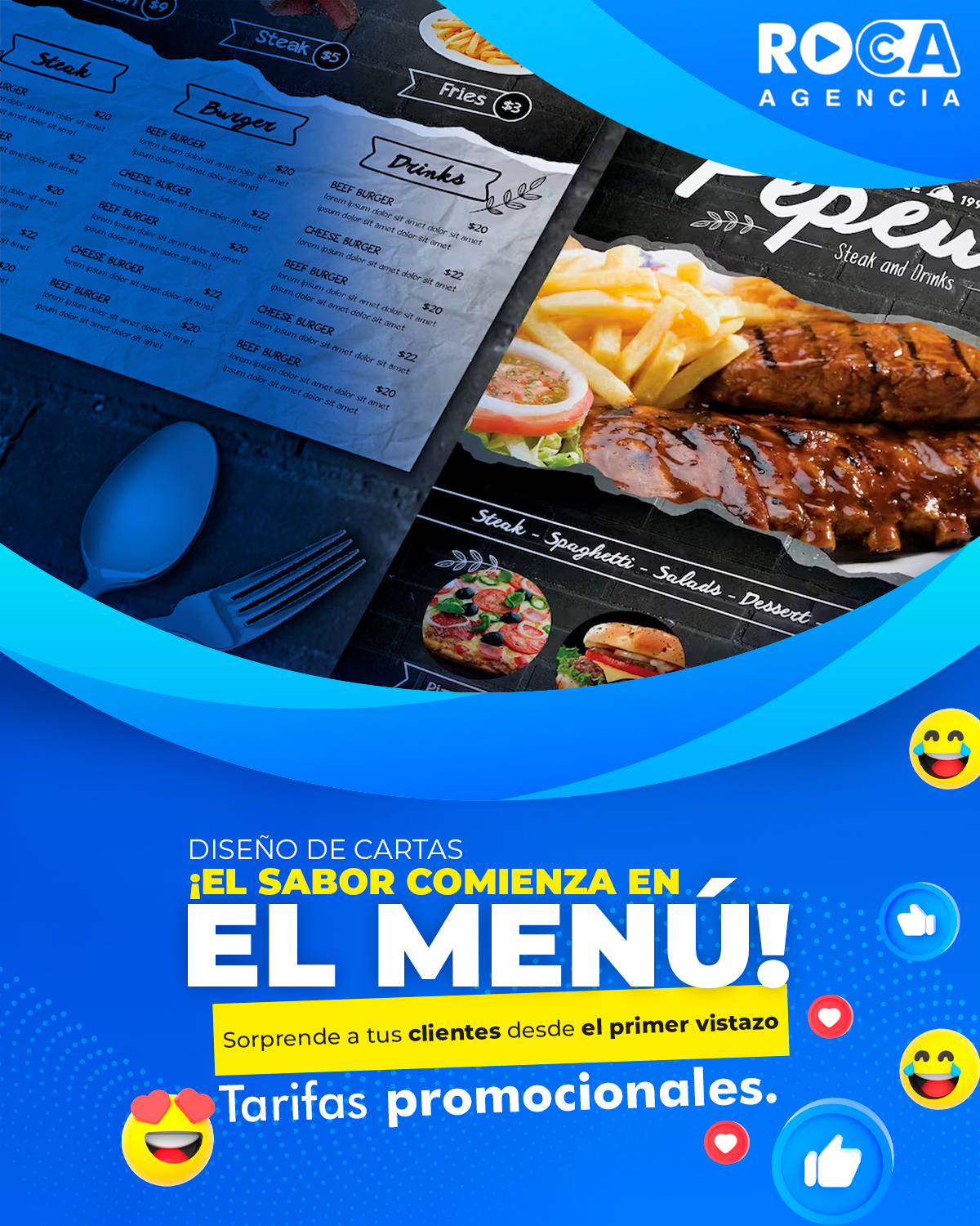 ROCA Agencia - 🍝¡El sabor comienza en EL MENÚ! Sorprende a...