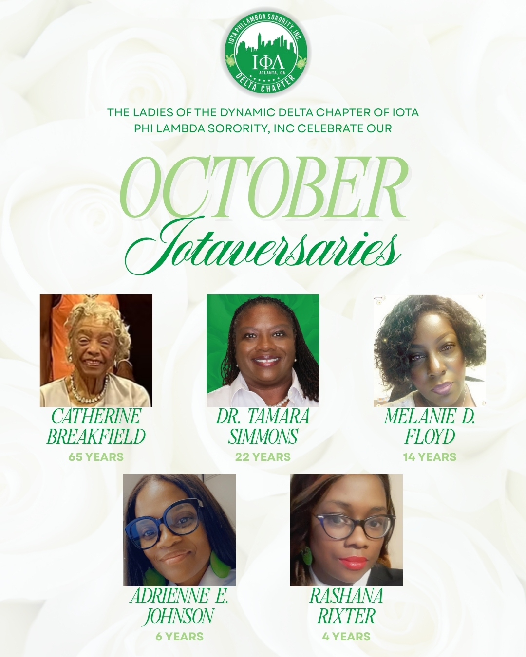 The Dynamic Delta Chapter of Iota Phi Lambda Sorority, Inc. proudly ...