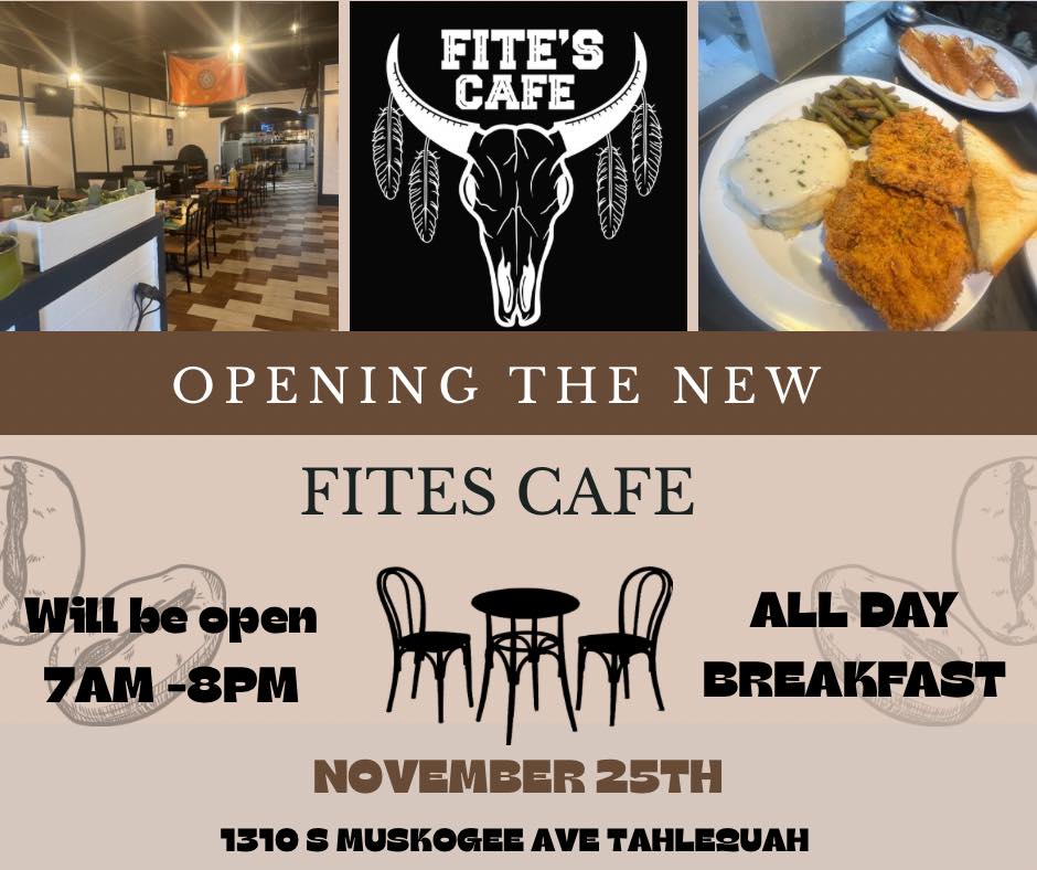 Fite's - The ALL NEW FITES CAFE will be opening TUESDAY 7am - 8pm!! We ...