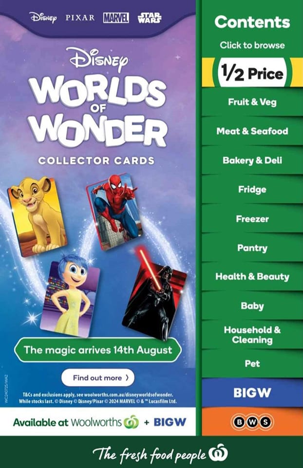 Worlds of wonder woolworths Mandurah-rockingham