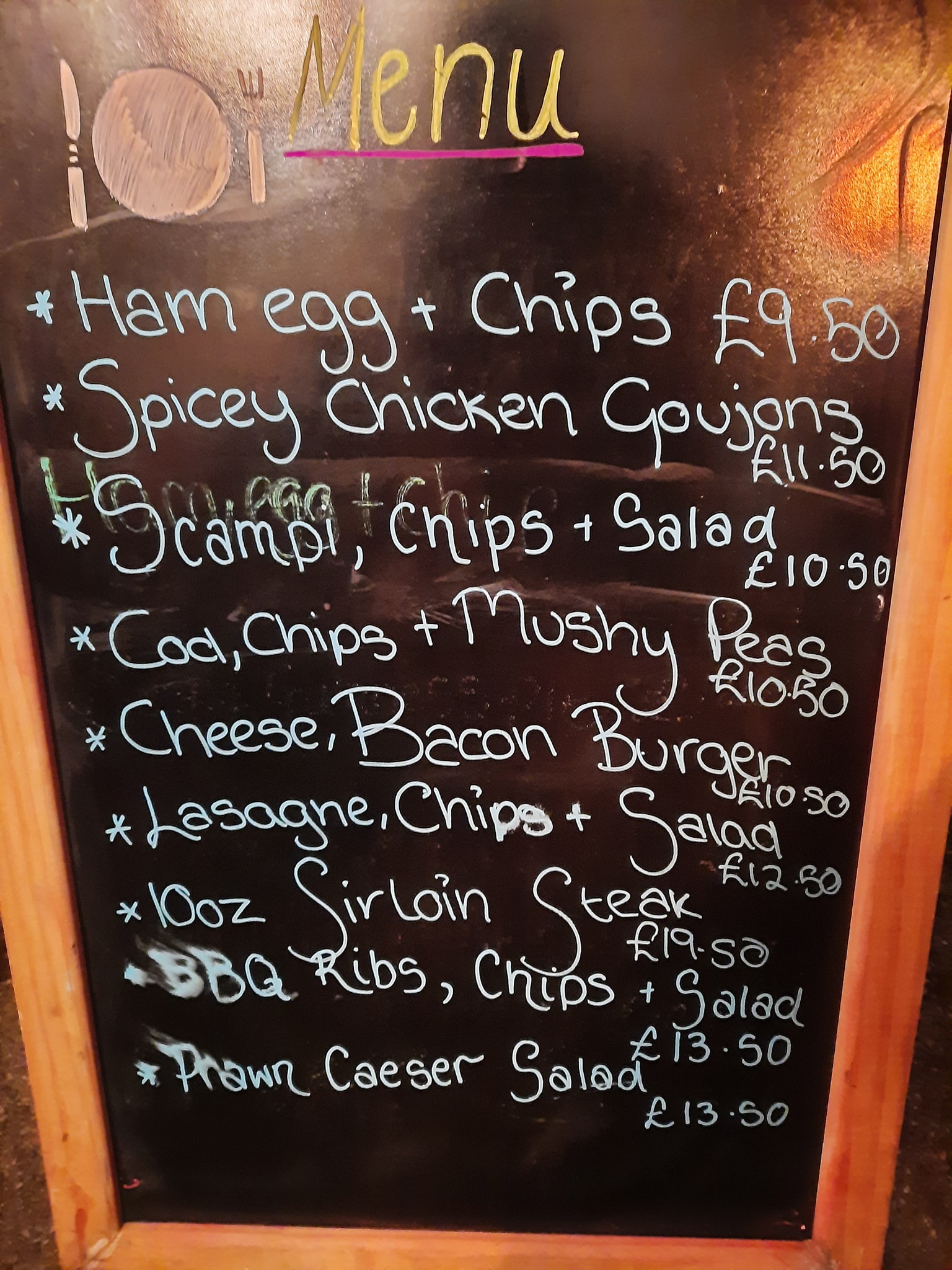 Updated menu 🍴🍻 - The Farmers Inn, Jersey | Facebook
