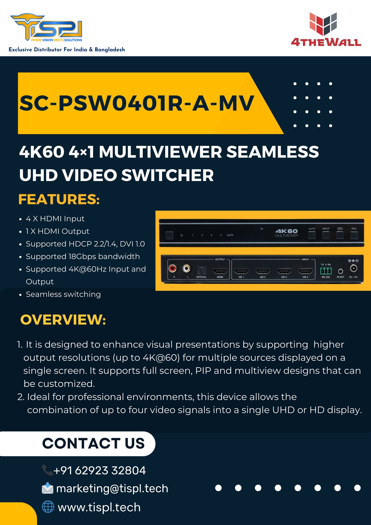 Transcon - Transform Your Visual Experience with the SC-PSW0401R-A-MV ...