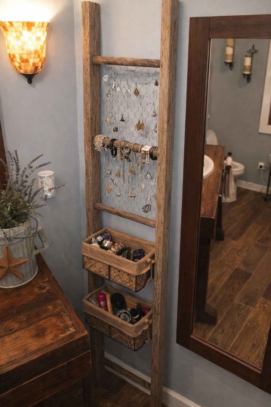 Creative - Fantastic way to repurpose a ladder by turning it into to ...