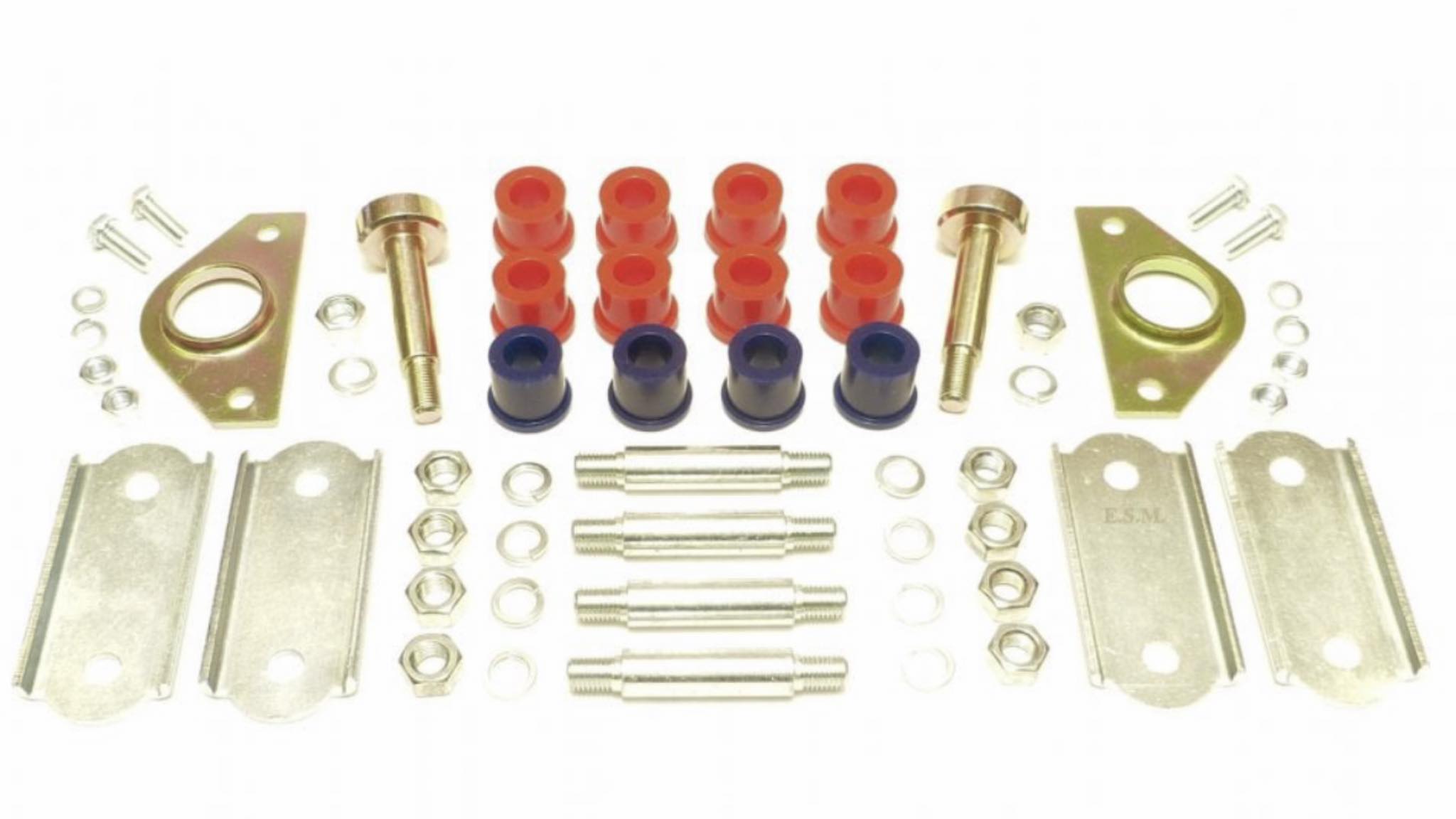 Ford Escort MK1 Front & Rear Polyurethane Bushes Kit – Orange Flo-Flex – Lifetime Warranty