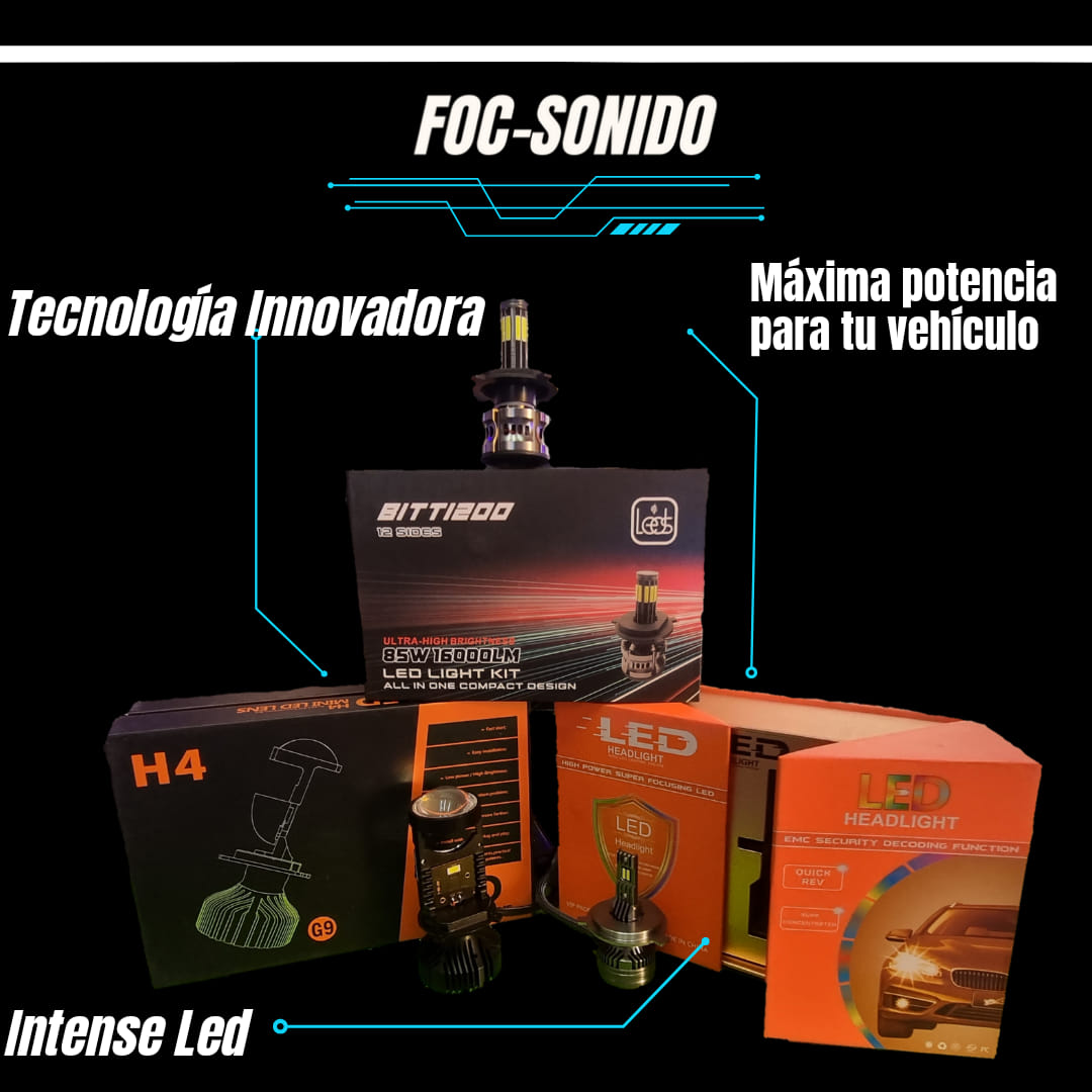 Foc - La mejor luz LED💯 para tu auto, faro principal🚘 y ADICIONALES💡🚘😎 ...