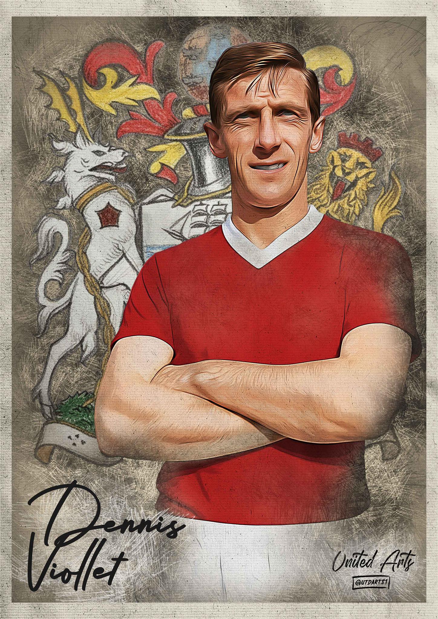 United Arts - 🇾🇪 The Legendary Dennis Viollet: A Tribute... | Facebook