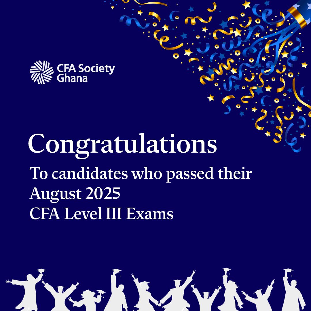 Congratulations to all candidates who... - CFA Society Ghana | Facebook