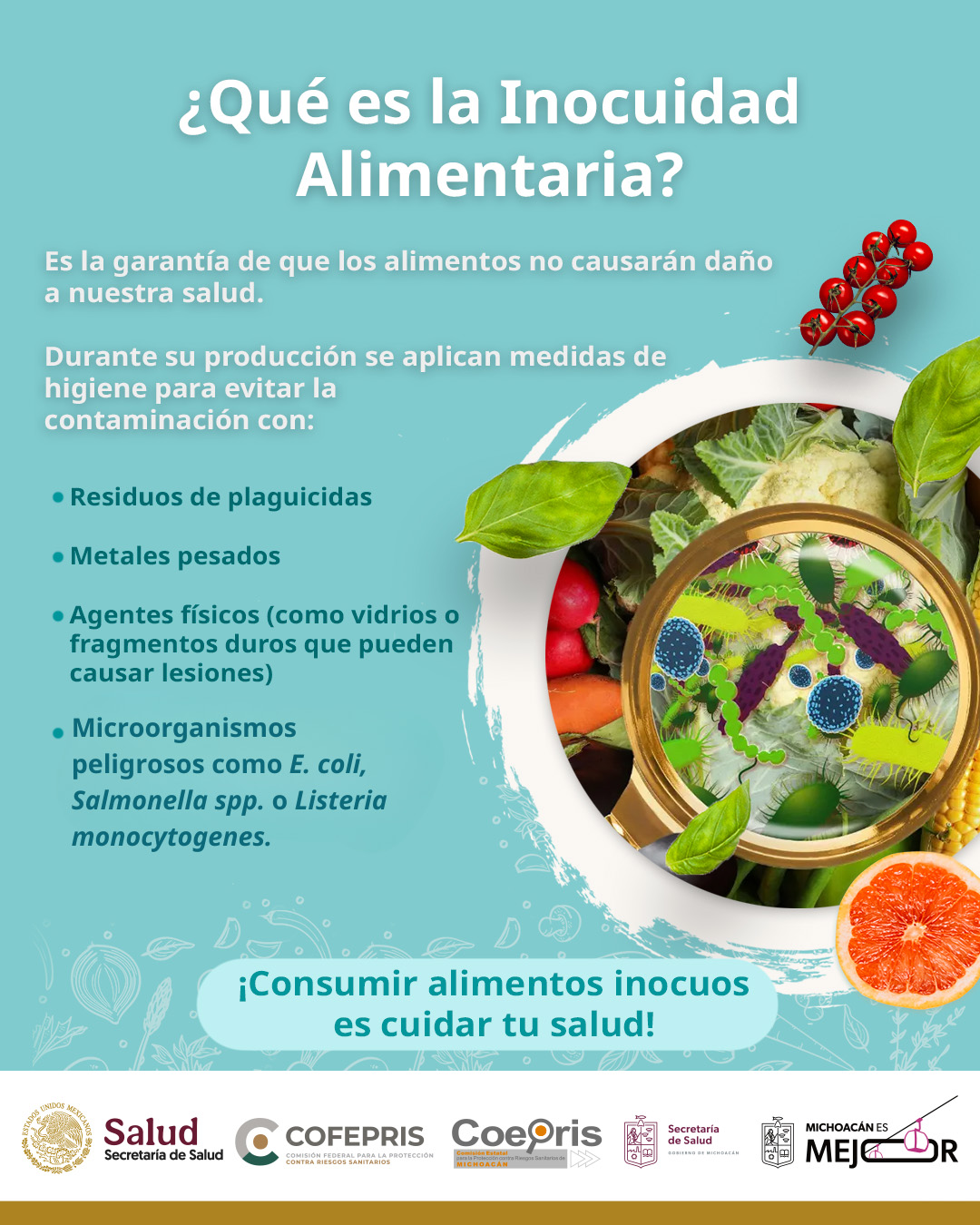 Coepris - ¿Sabías que la inocuidad alimentaria es clave para proteger ...