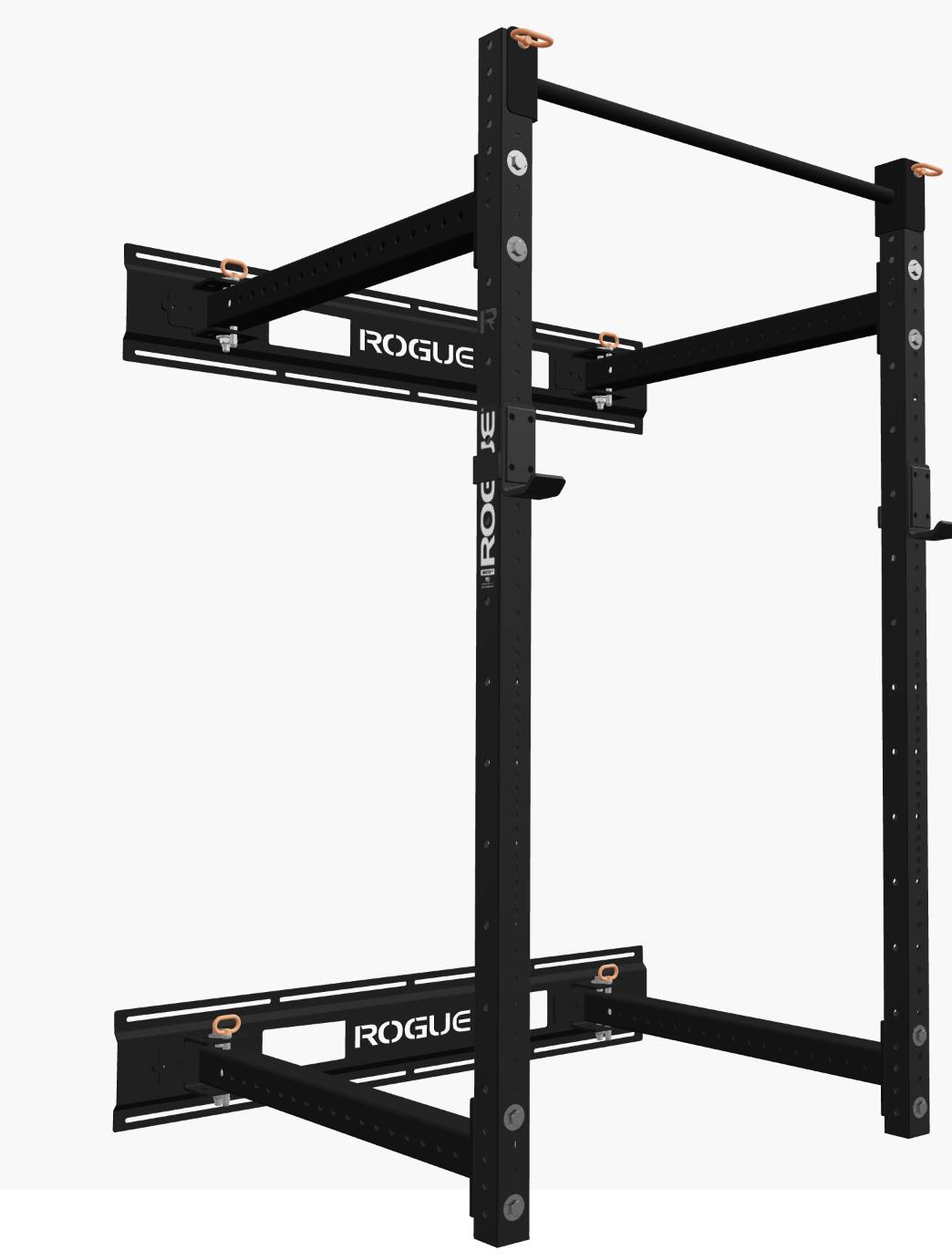 Rogue Fitness RML-3W Fold Back Wall Mount Rack - Weight Lifting ...