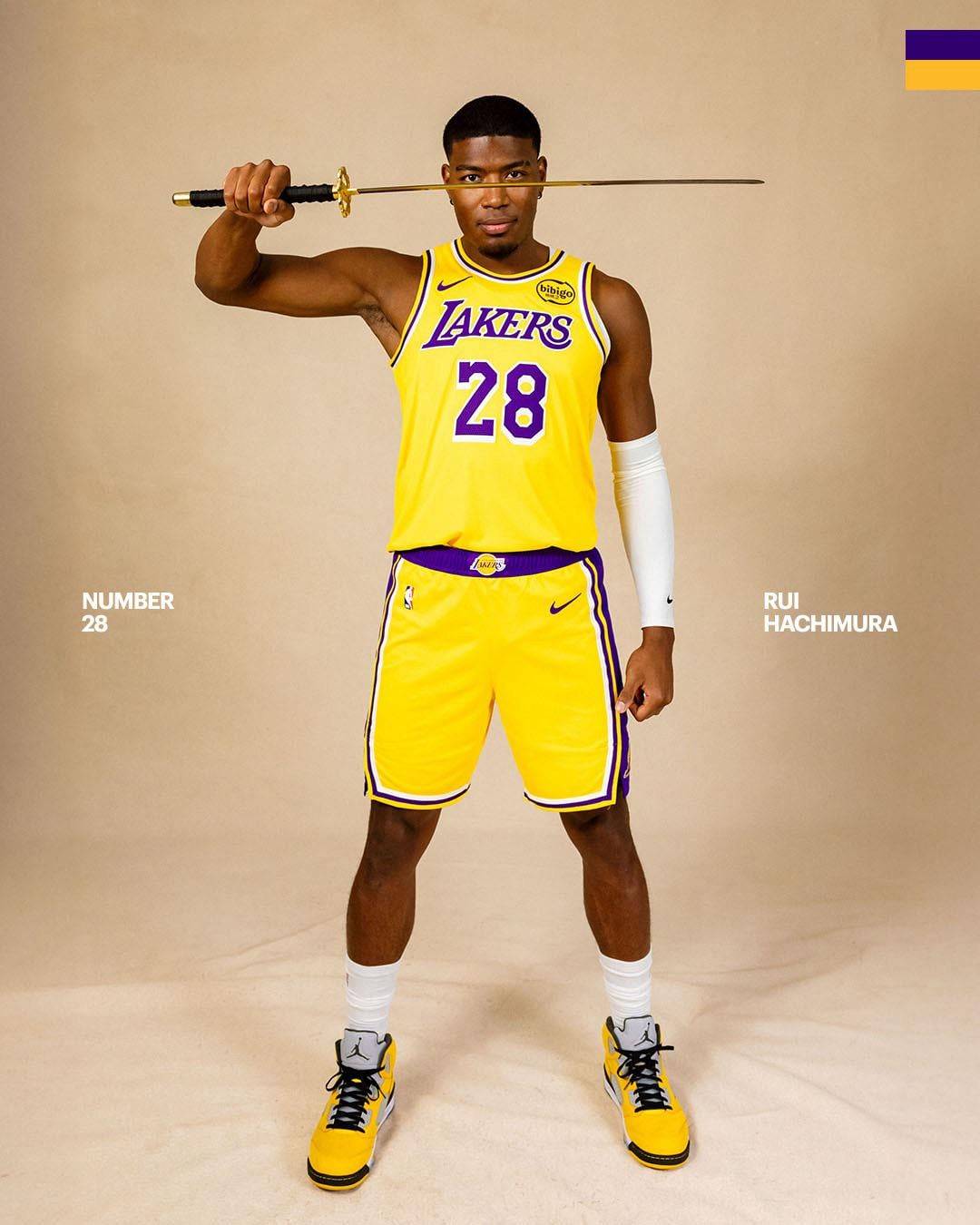 Rui Hachimura in the first quarter of Game 3: 16 PTS 6-6 FG 3-3
