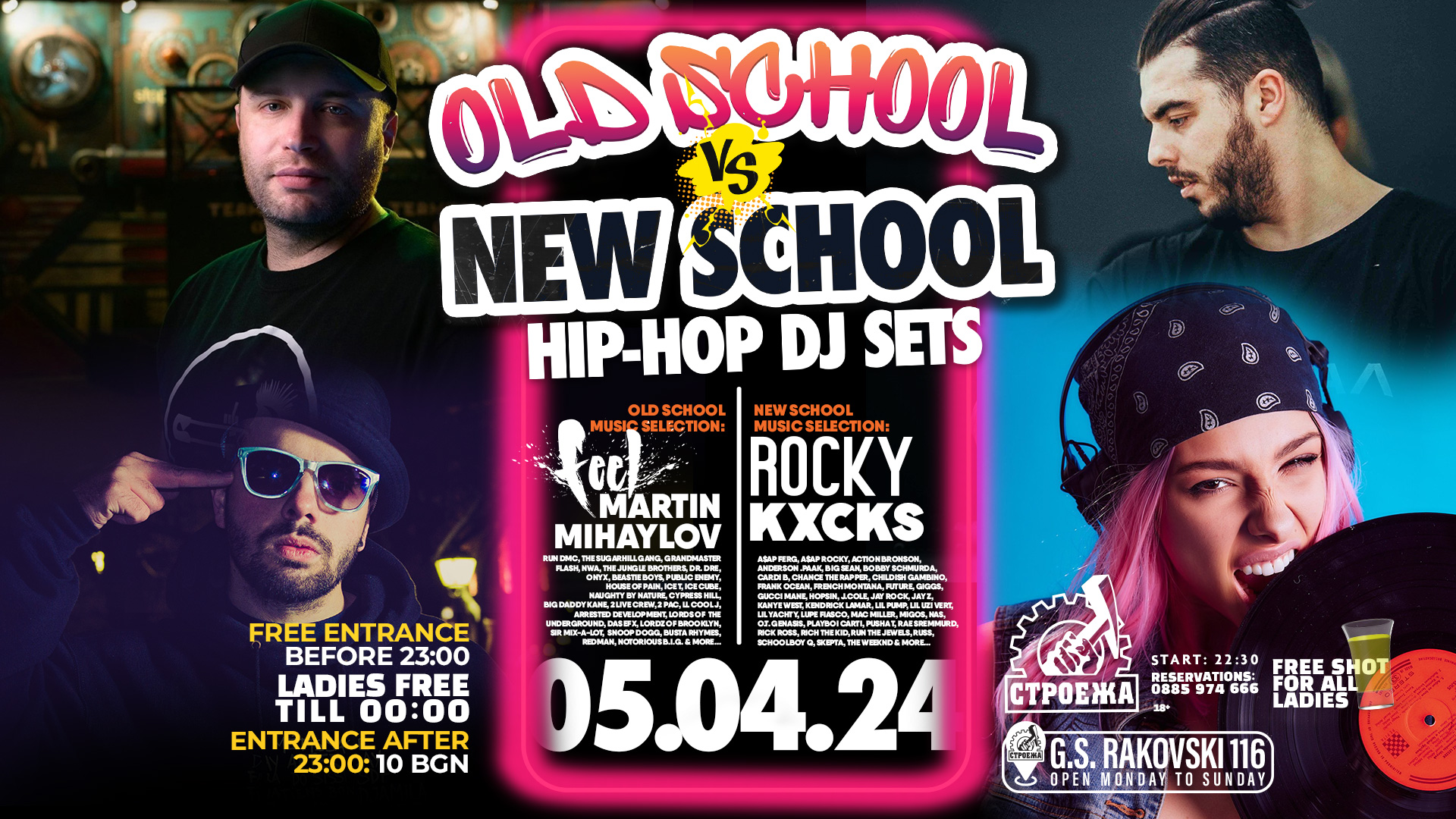 Old School vs New School Hip Hop | Sofia