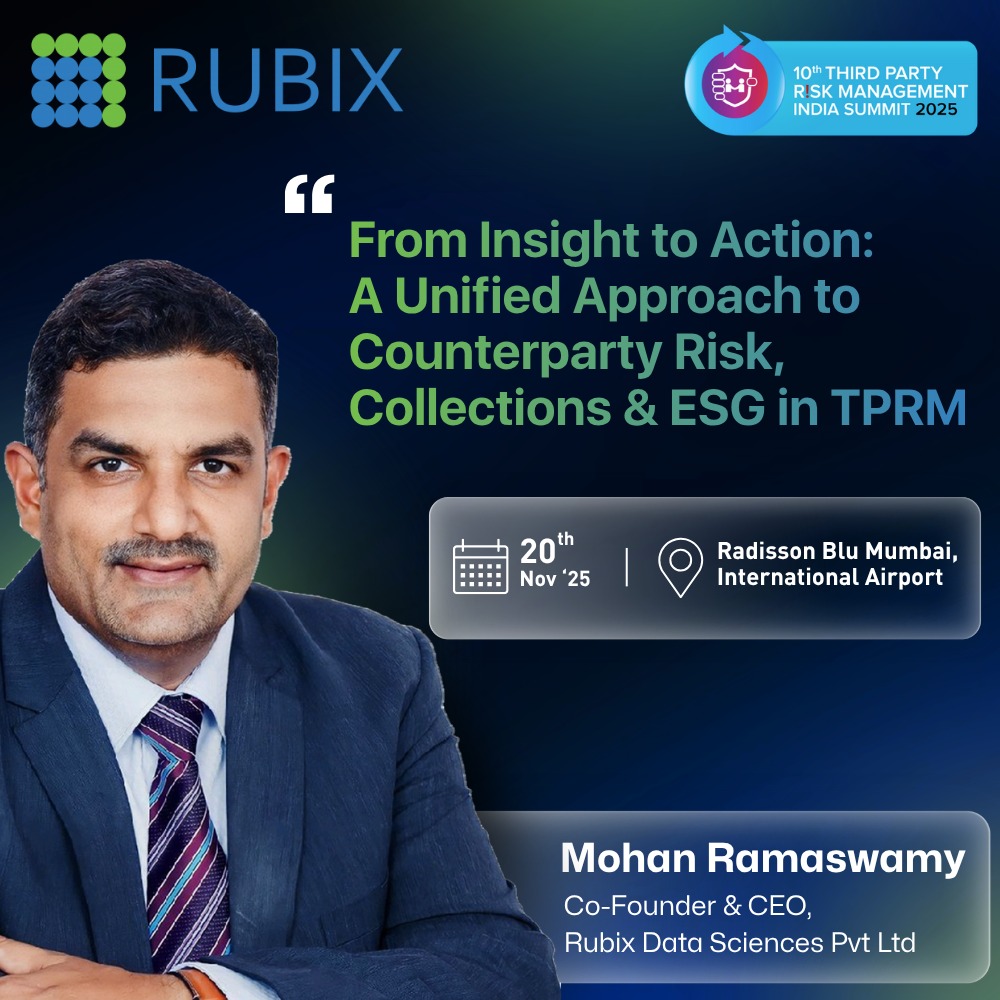 Rubix - We’re pleased to share that Mohan Ramaswamy, Co-Founder & CEO ...