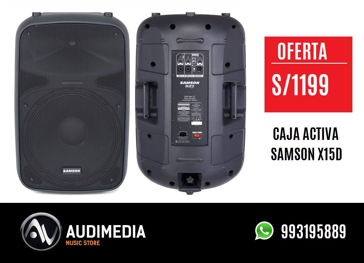 Audimedia Perú - Caja Acústica Samson 15