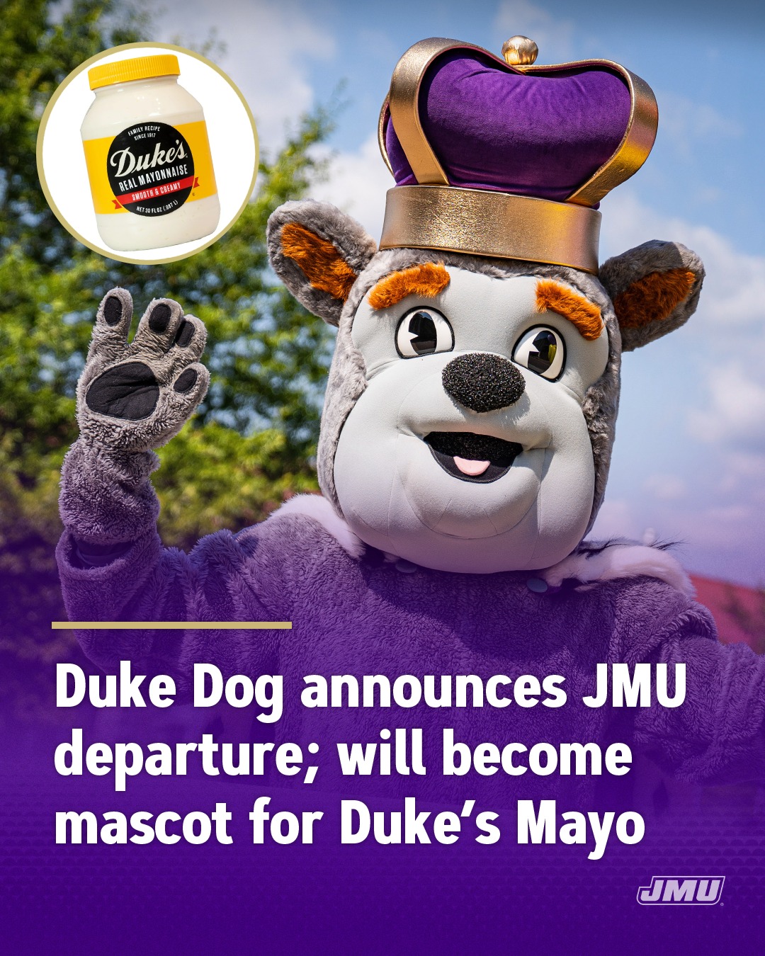 James - JUST ANNOUNCED: After 52 years at James Madison University ...
