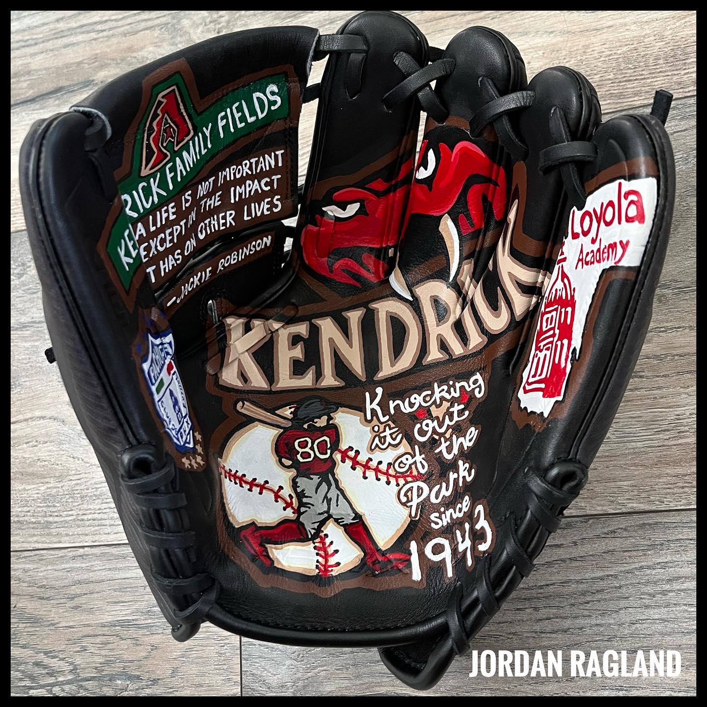 ⚾️ What an honor ⚾️ Custom hand... - Jordan Ragland Customs | Facebook