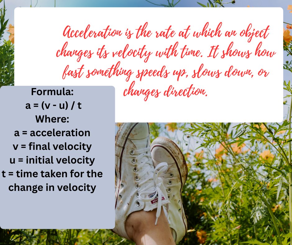 Physicscalculations - Acceleration in Physics | Facebook