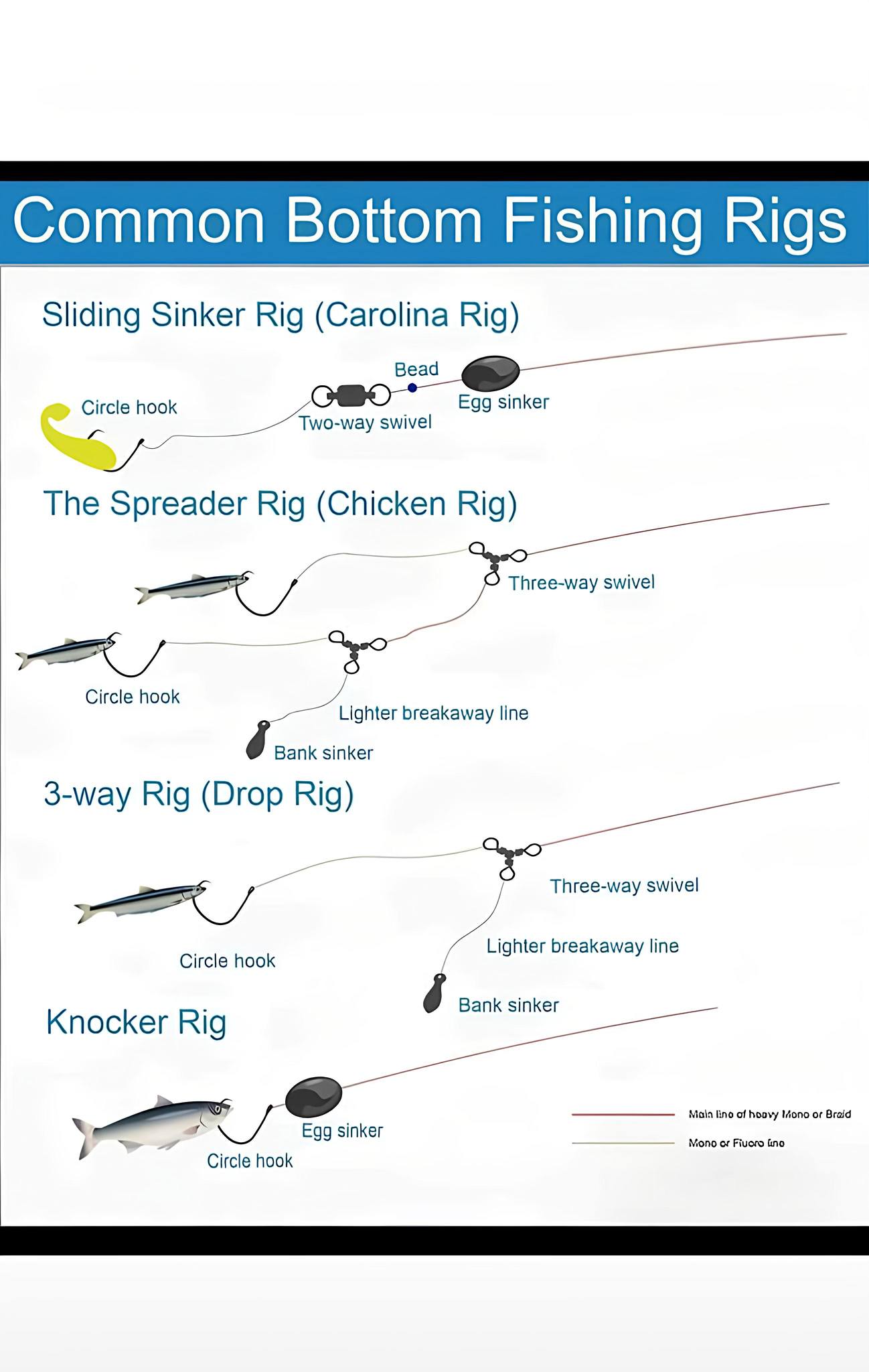 USA Fishing Knot | Common Bottom Fishing Rigs | Facebook