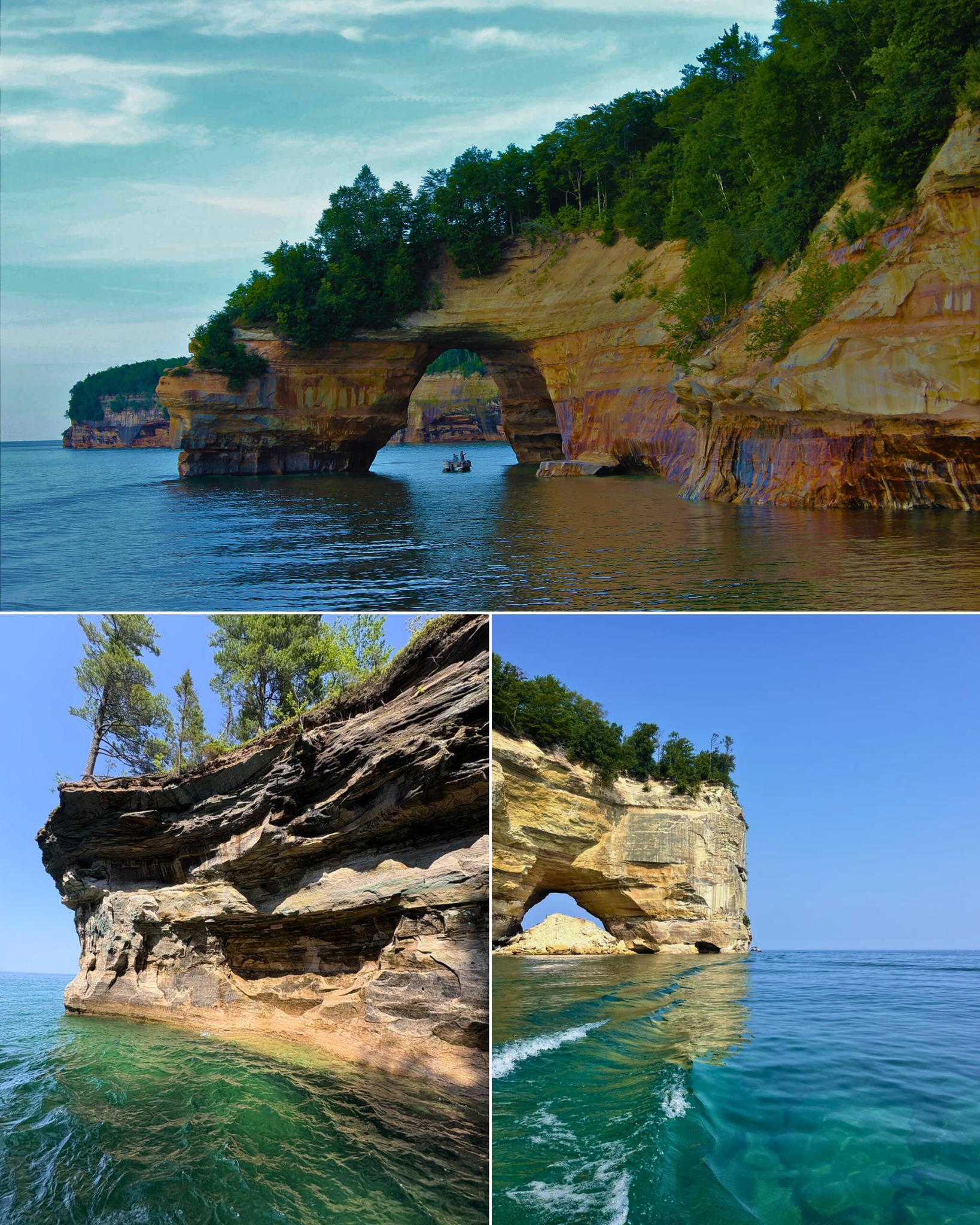 Amazing - Pictured Rocks National Lakeshore, Michigan Pictured Rocks ...