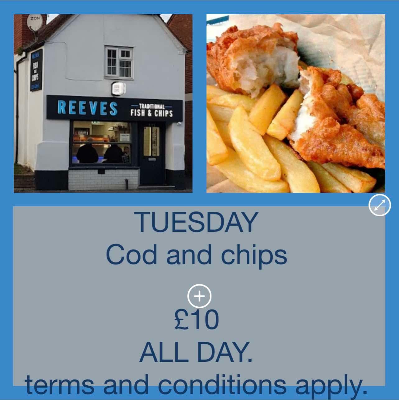 Spotted - 🎉Reeves Fish and chips is celebrating 25 years under the same ...
