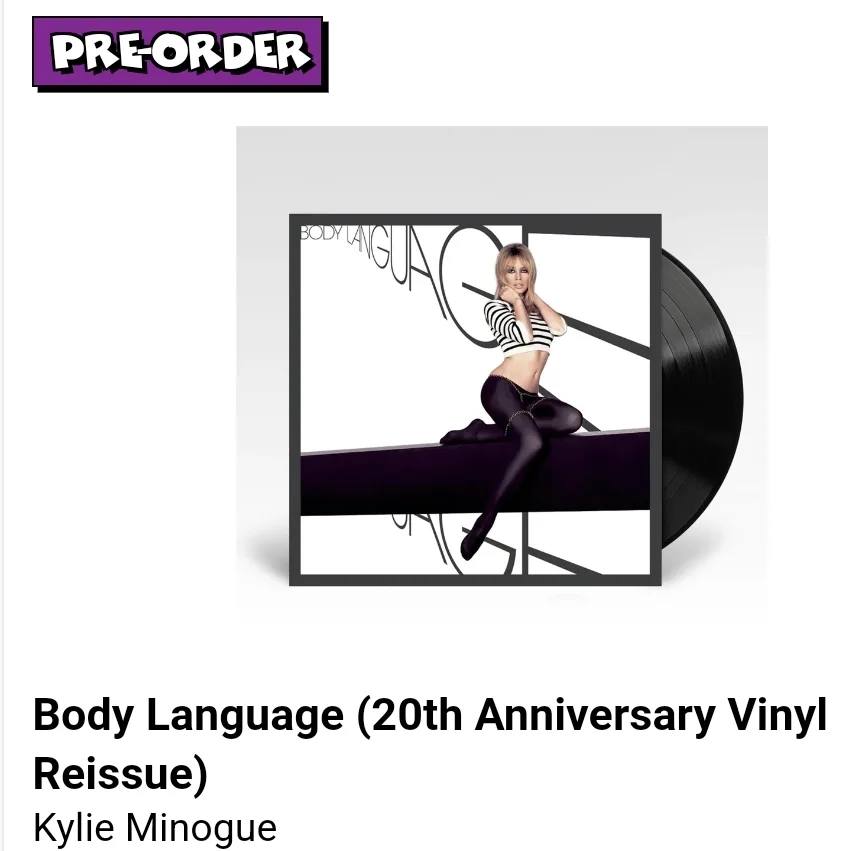 Kylie Minogue's red vinyl first look