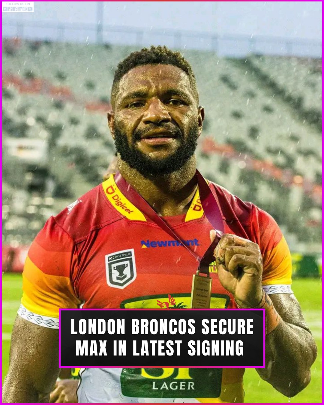 TVWAN - #Sports The signing of PNG Hunters firebrand outside-back, Alex ...