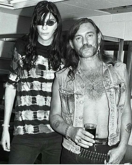 Joey Ramone & Lemmy Kilmister