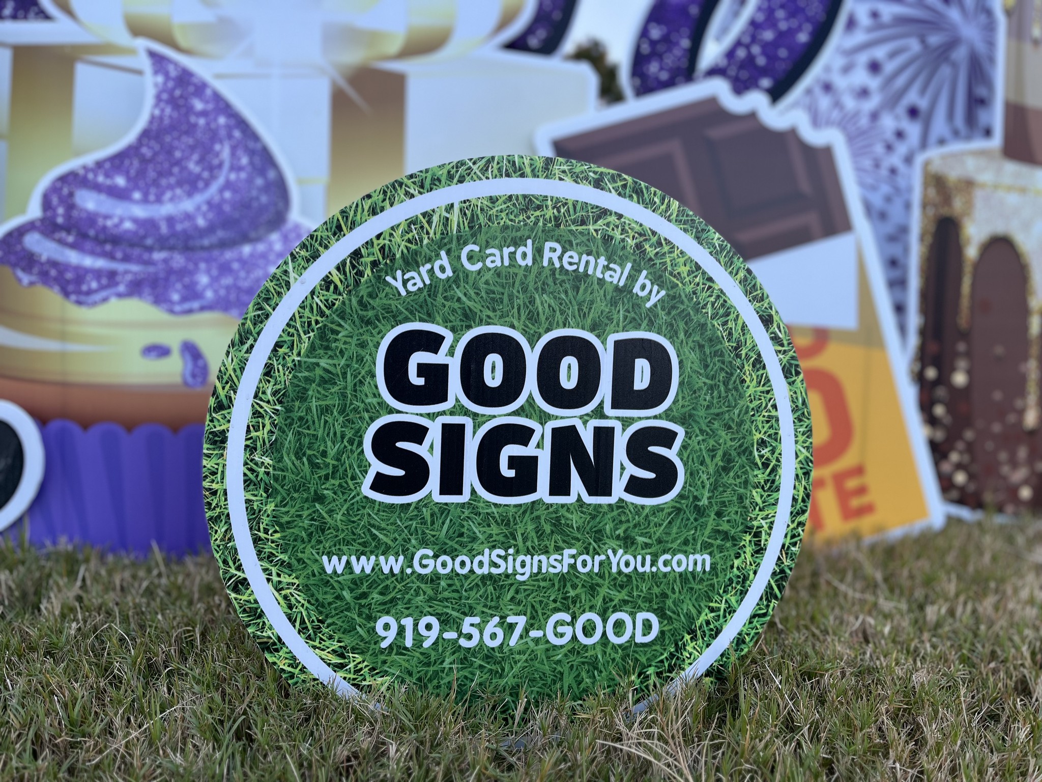 Good Signs Yard Card Rentals | Fuquay-Varina NC