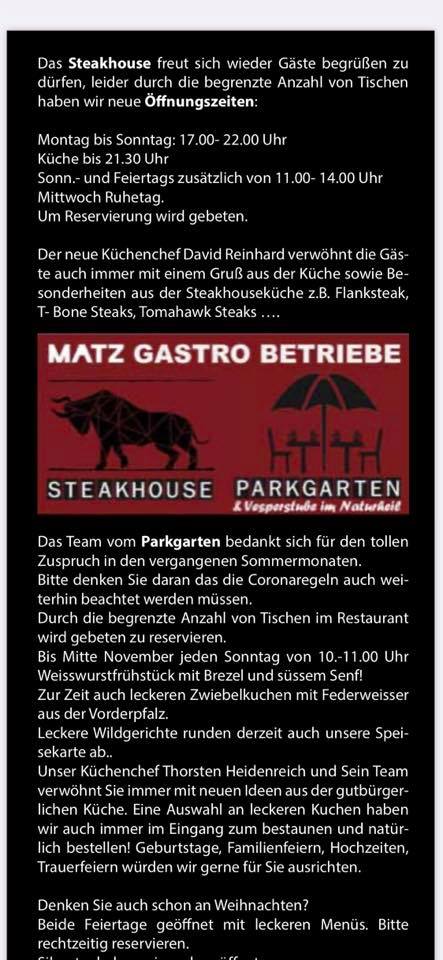Matz Steakhouse - Startseite - Pirmasens - Speisekarte ...