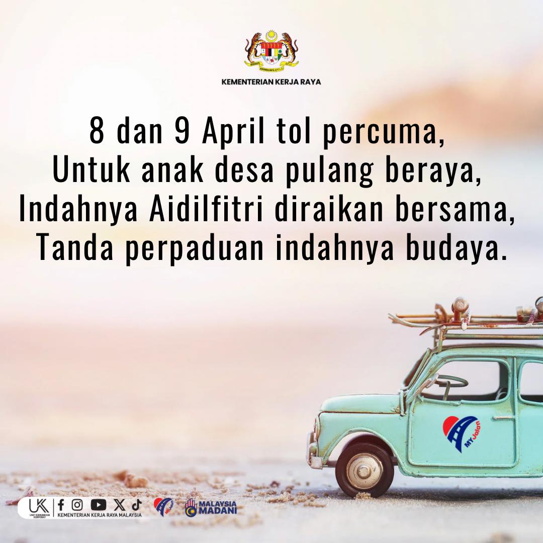 Kementerian Kerja Raya Malaysia - Jom balik raya 😁 Admin ulang siaran ...