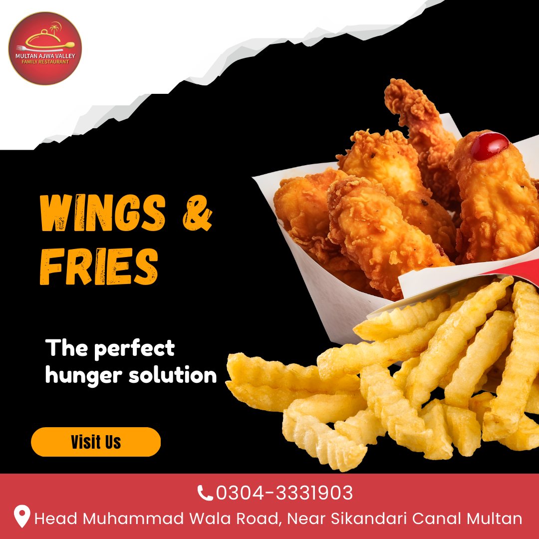 Multan - Wings & Fries – The Perfect Hunger Solution! 🍟 Craving ...