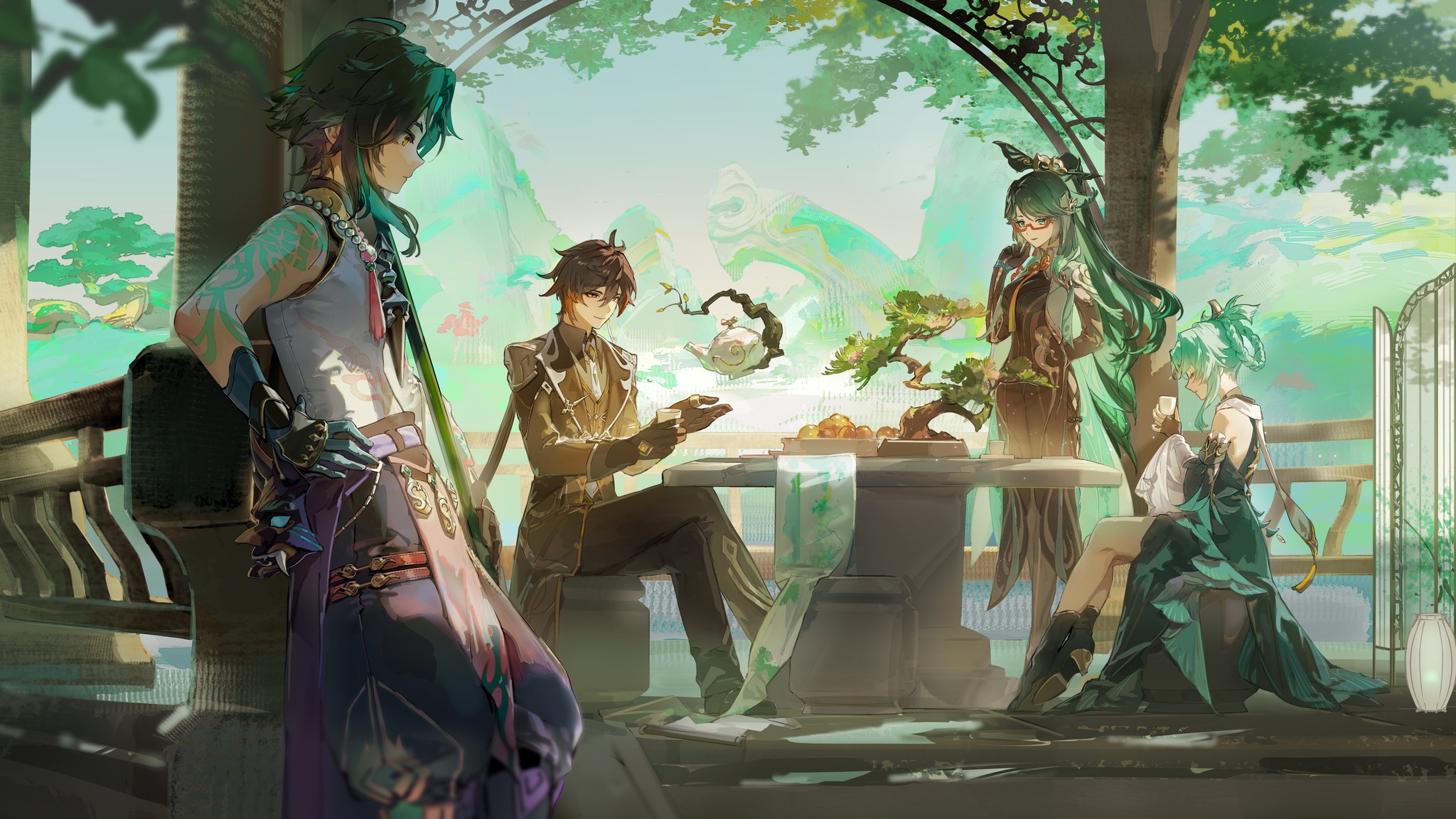 Genshin Impact 4th anniversary official artwork