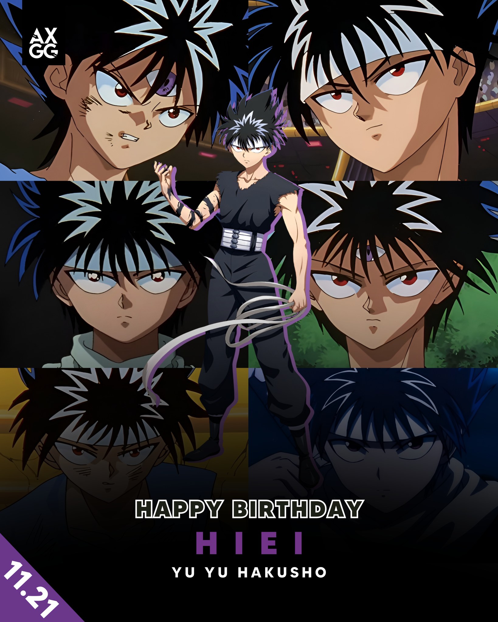 AXGG - 🥳 Happy birthday, Hiei! The Flying Shadow and the... | Facebook