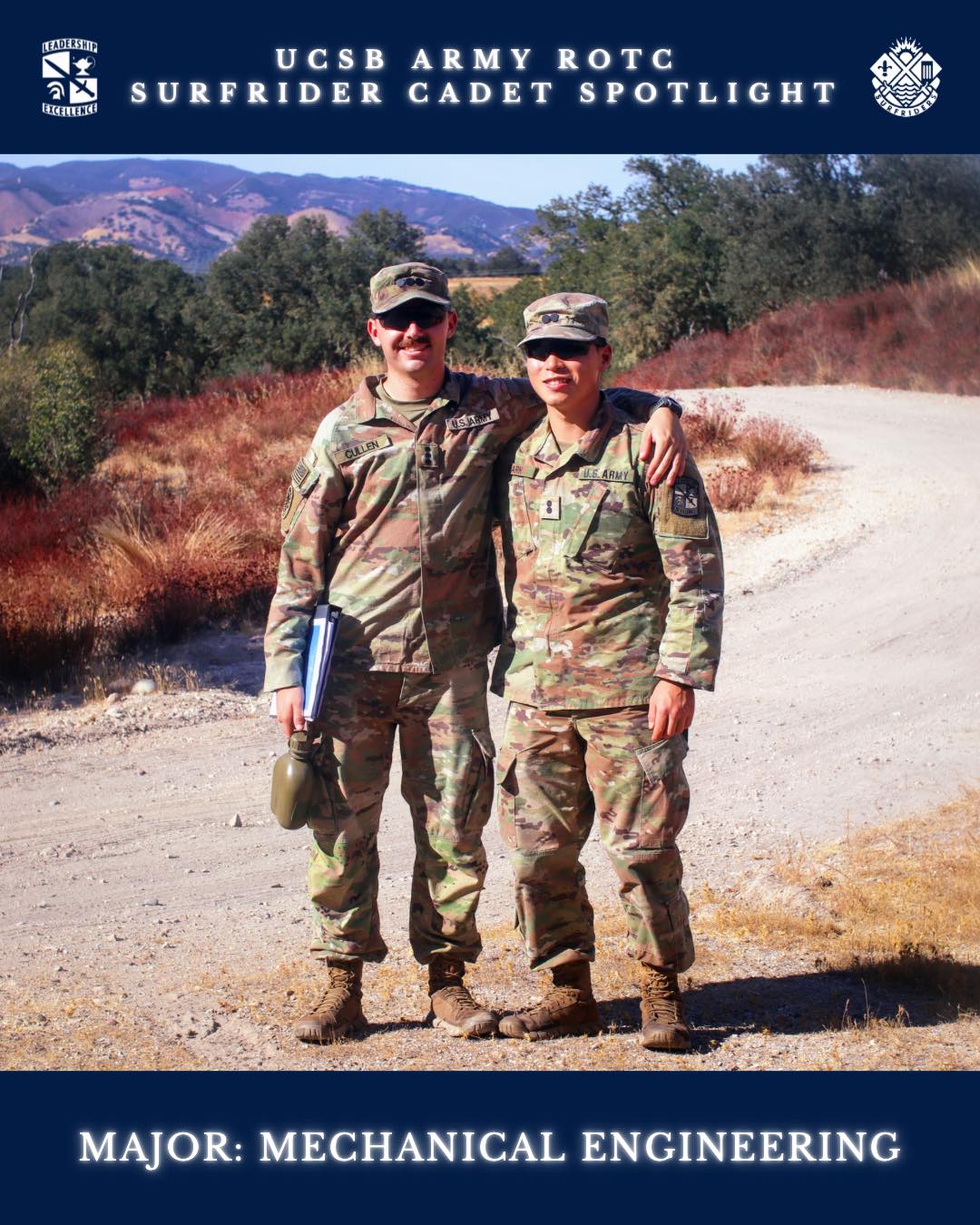 UCSB ROTC - 🌊 UCSB ARMY ROTC CADET SPOTLIGHT 🌊 For our...