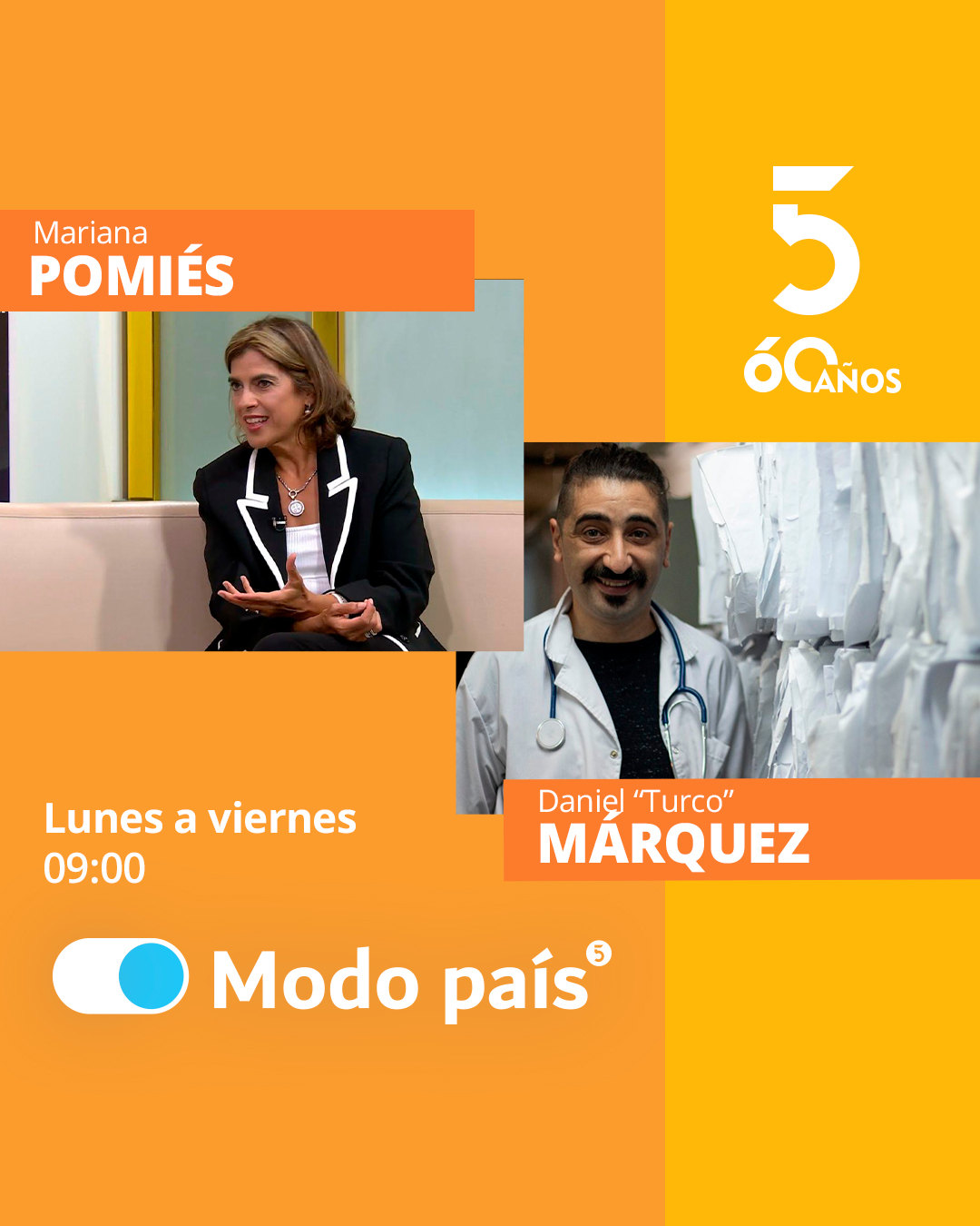 Canal 5 Uruguay - 🗣️ #Hoy en #ModoPaís: 👉 Recibimos a...