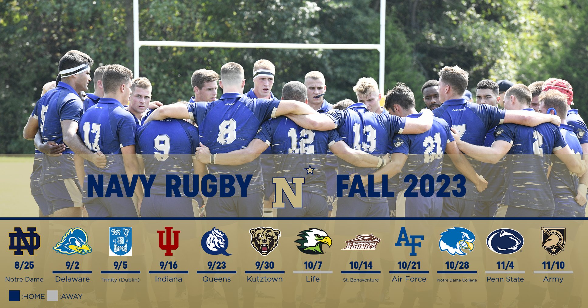 Navy Rugby Schedule