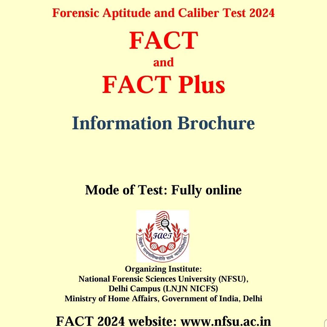 The application process for FACT & FACT... - Forensic Science