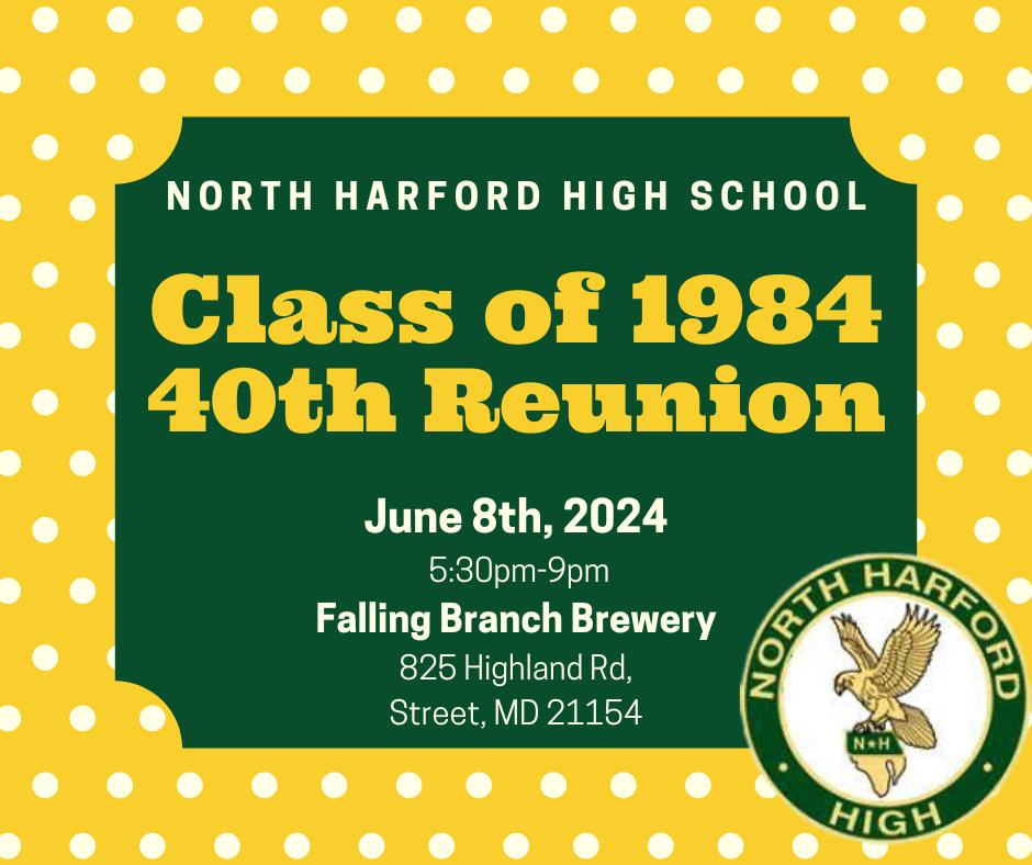 NHHS Class of 1984 - 40th Reunion