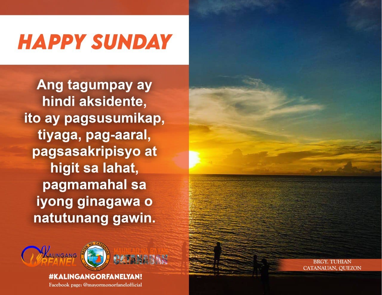 Atty. - H A P P Y S U N D A Y Ang tagumpay ay hindi aksidente, ito ay ...
