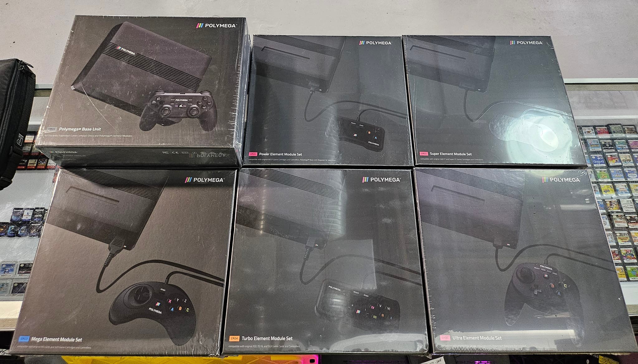 We have a limited number of like-new Polymega Base Units now 
