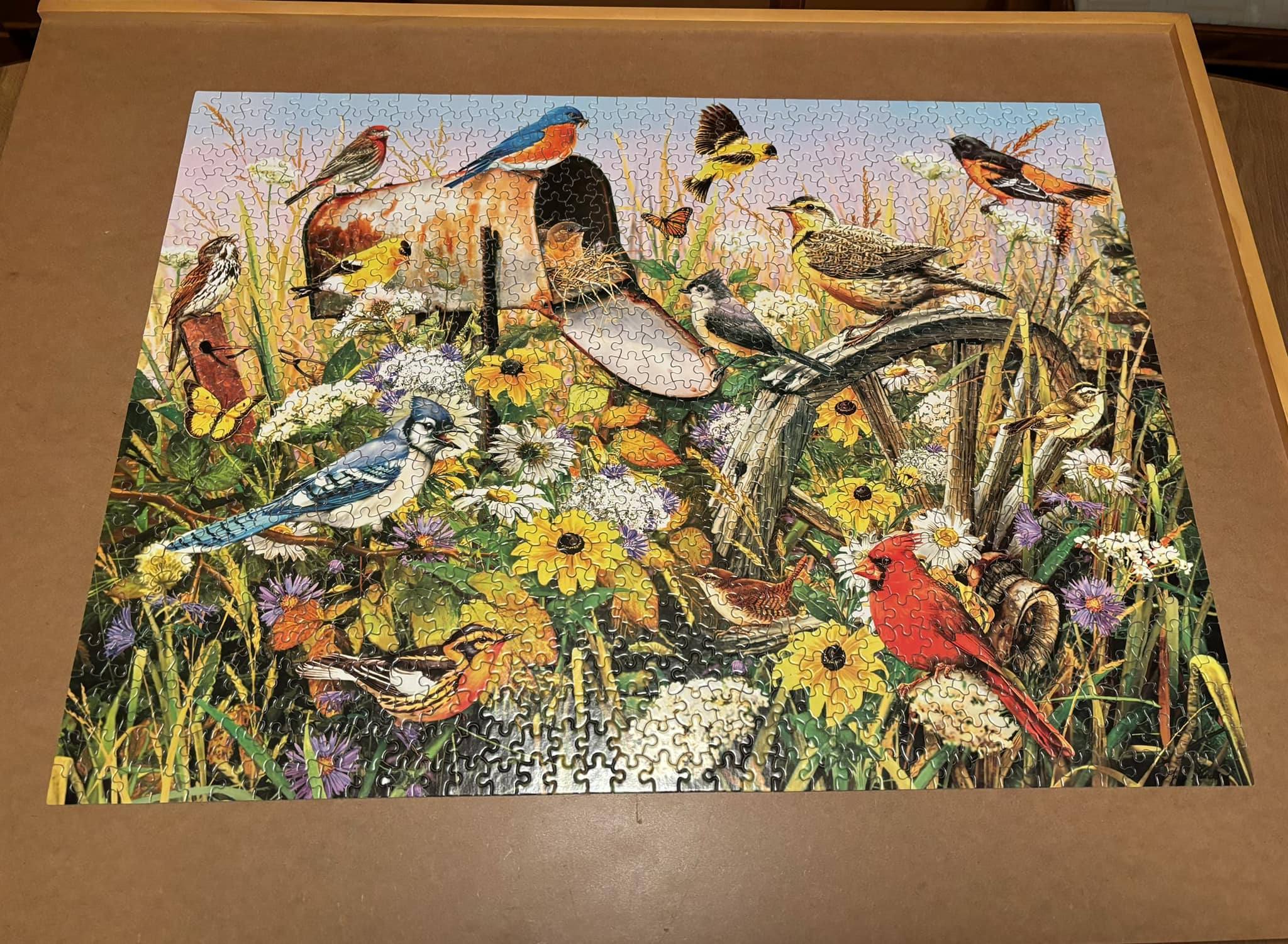 Ceaco Fairy Tales - Feathered Friend 1000 Piece Jigsaw Puzzle (27x20 Inches)