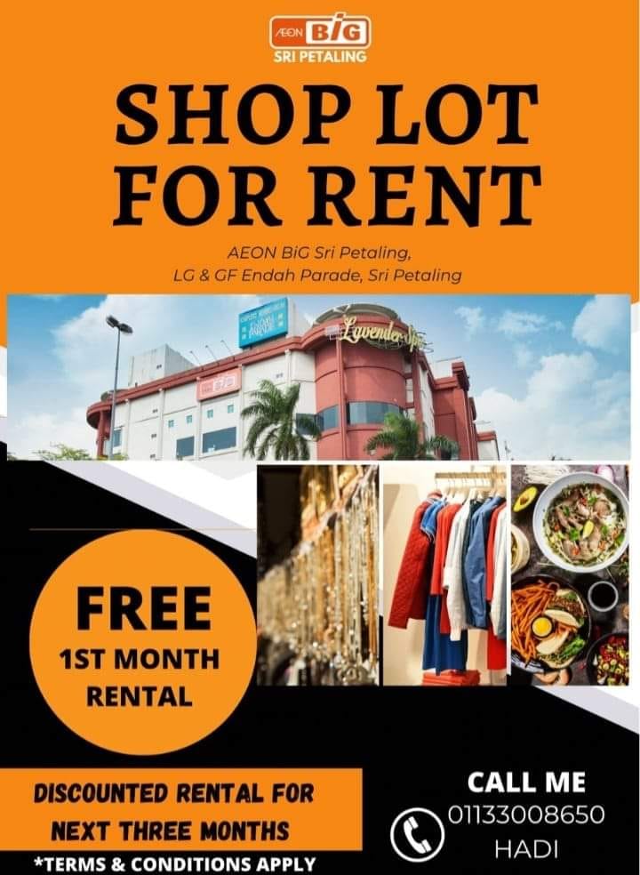 Are you looking a new location for... - Aeon BiG Sri Petaling | Facebook