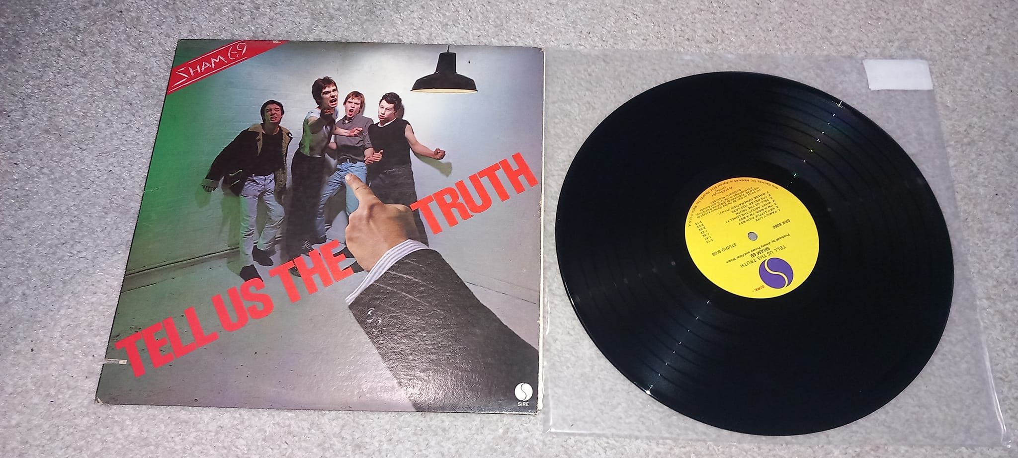 Sham 69's The Adventures of Hersham Boys vinyl record