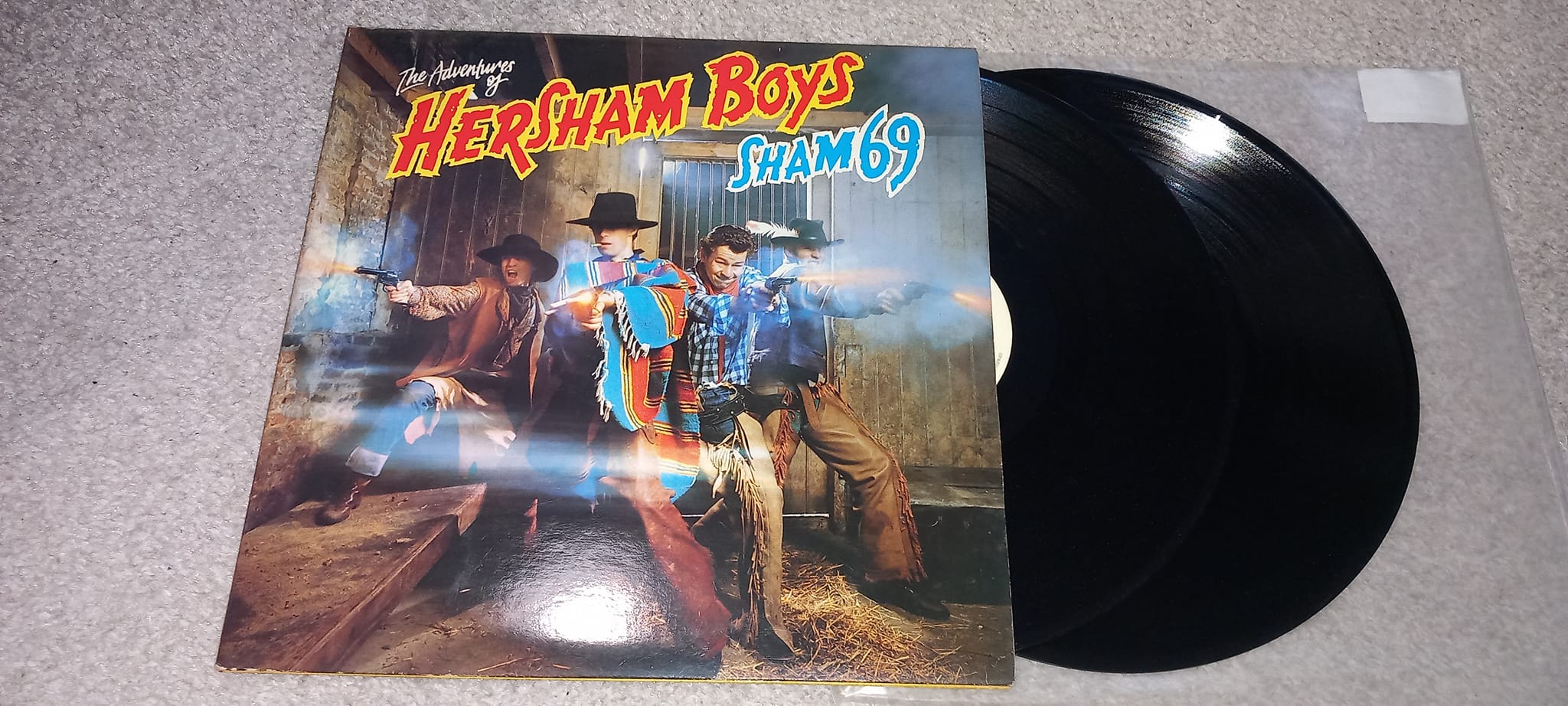 Sham 69's The Adventures of Hersham Boys vinyl record