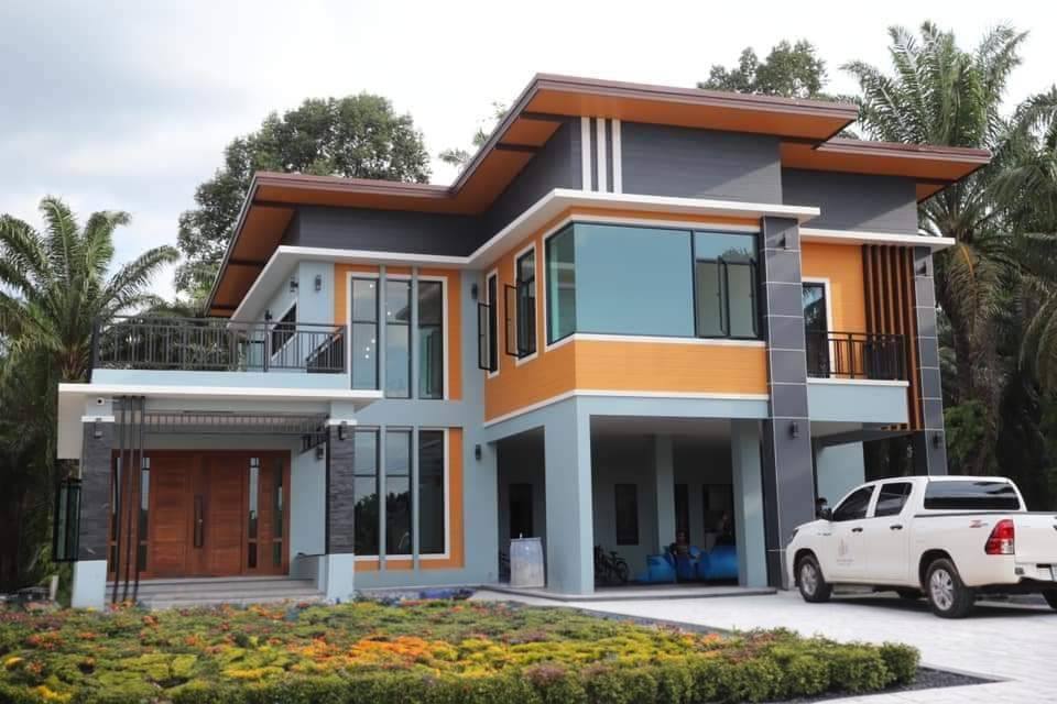 แบบบ้านโมเดิร์น Modern-บ้านป่าตาลโมเดอเรท