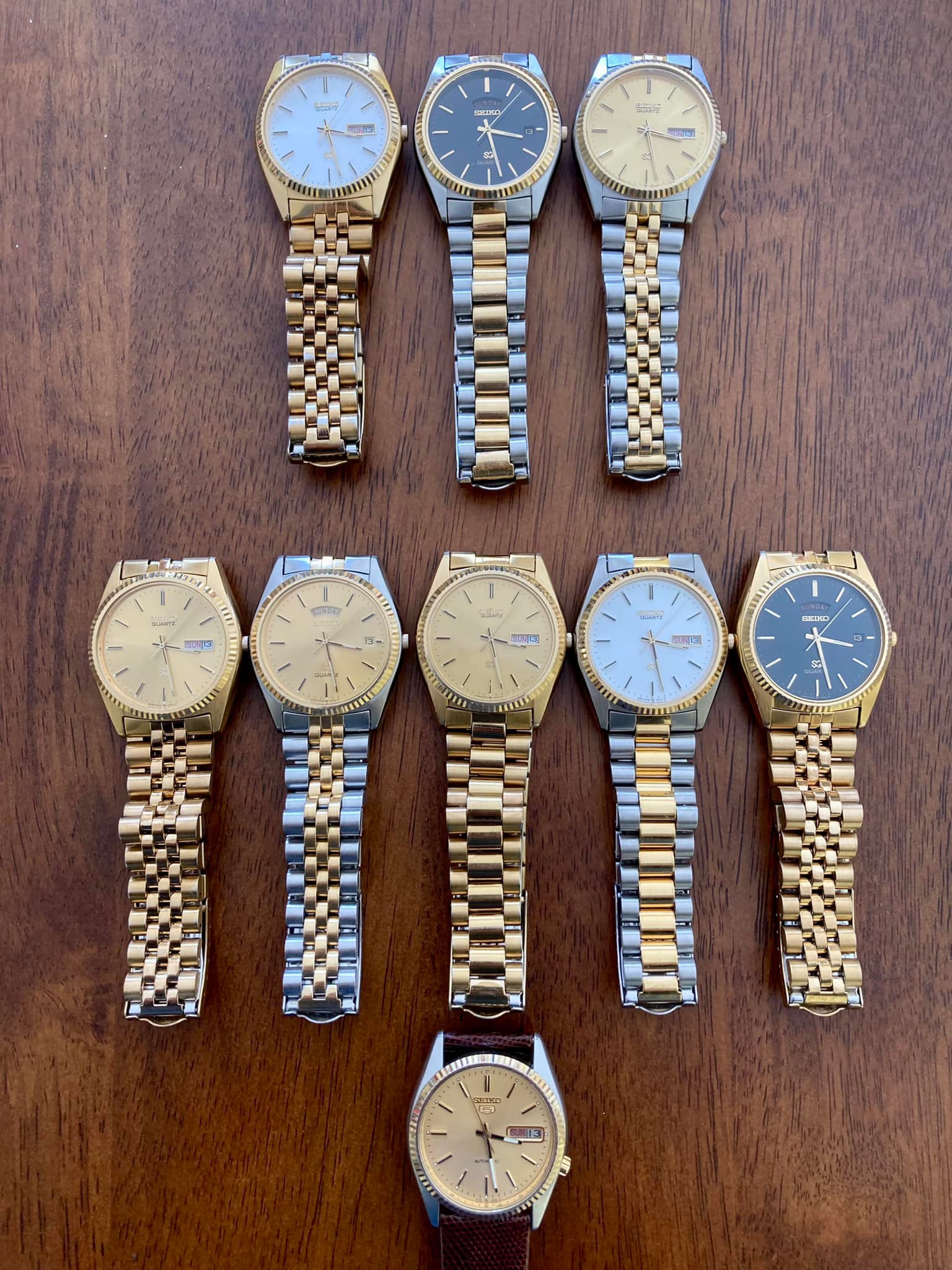 Seiko H249/505 watch variants collection