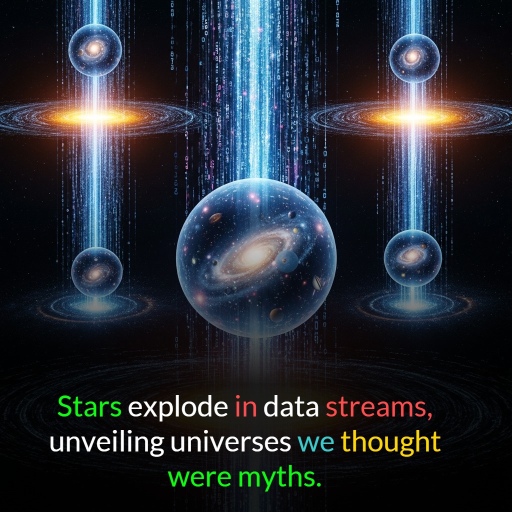 Physics Is Fun | Stars explode in data streams, unveiling universes we ...