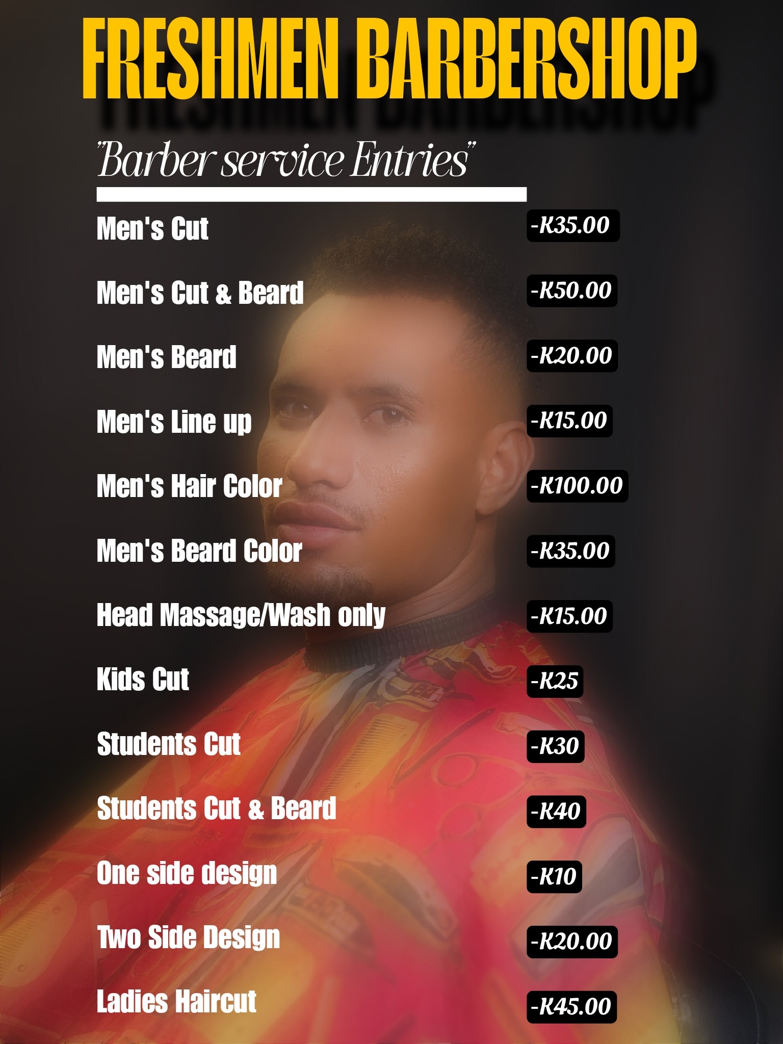 FRESHMEN BARBERSHOP 