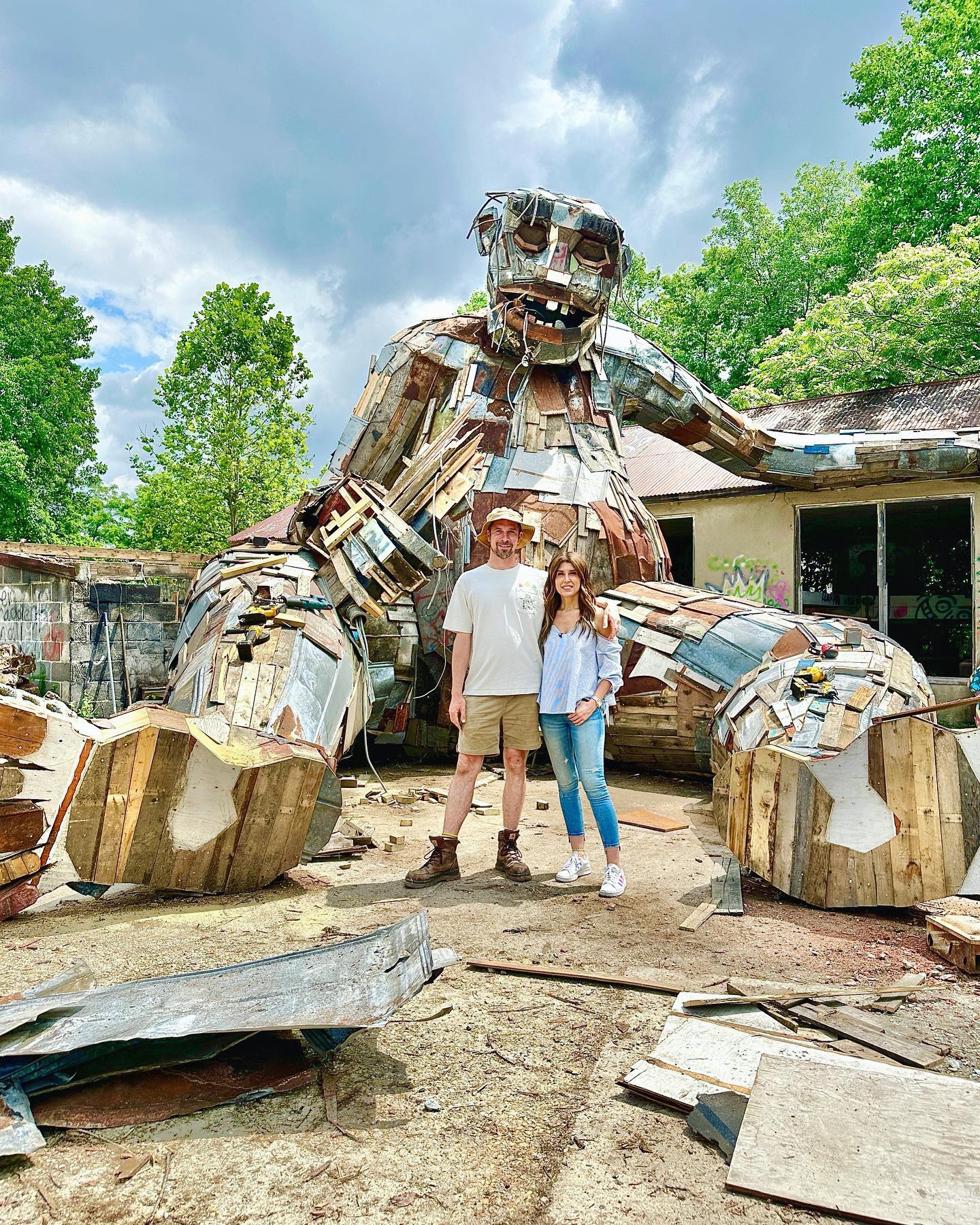 Lauren Scala - Meet Big Rusty! 🧌 She is a giant troll... | Facebook